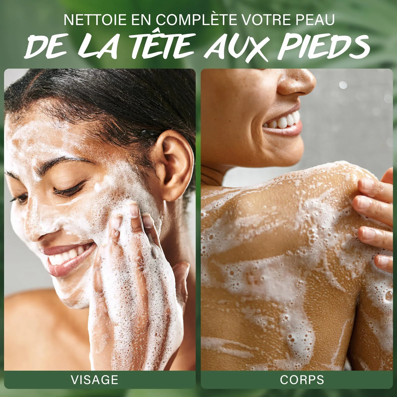 Savon à L'Huile d'Arbre à Thé 3x100g Naturel Contre Mycoses Cutanées, Transpiration, Odeurs, Démangeaisons, Acné, Pied d'Athlète
