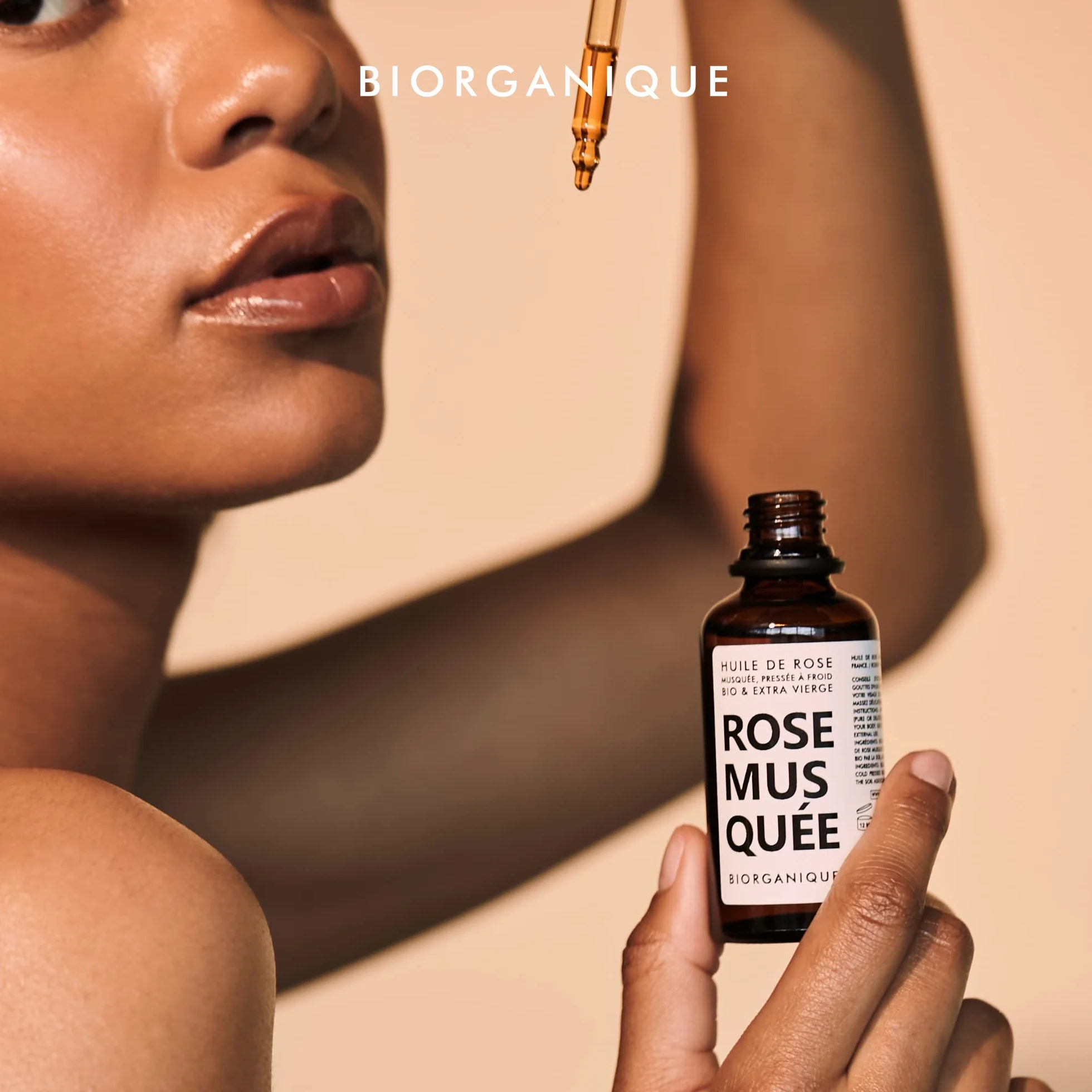 Huile de Rose Musquée BIO 100% Pure Pressée à froid 50 ml Soin Anti-âge Peau Cicatrices Vergetures