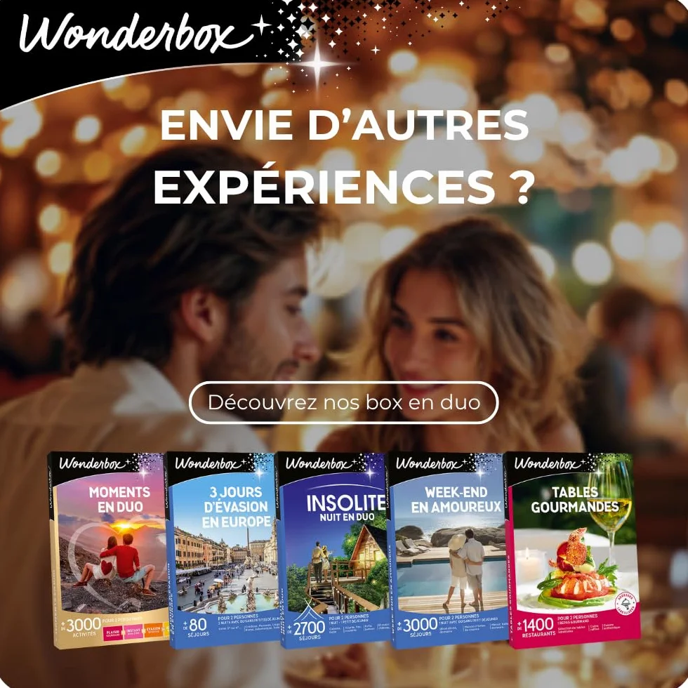 Wonderbox Insolite Week-End Gourmand Coffret Cadeau Séjours