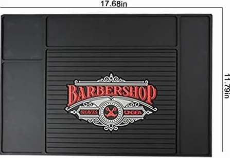 Tapis Anti-dérapant en Silicone pour Outils de Coiffeur et Salon