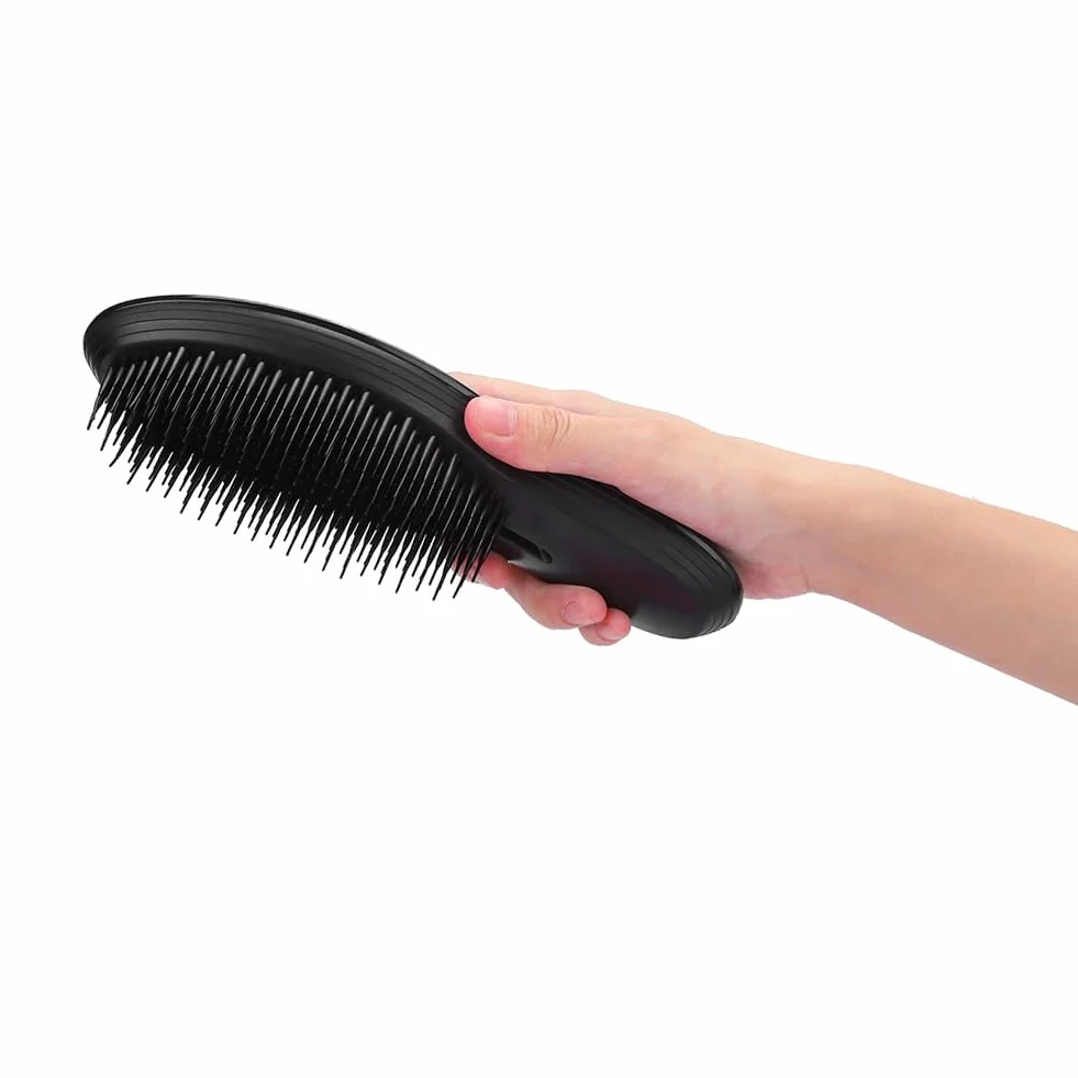 Peigne de coiffure à coussin d'air Noir portable pour massage du cuir chevelu