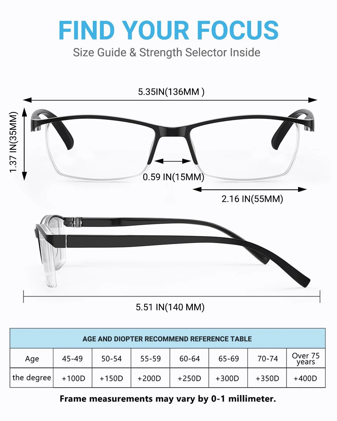 LUFF Lunettes de Lecture Anti-Rayons Bleus Ultra-Légères Portables 4 Paires