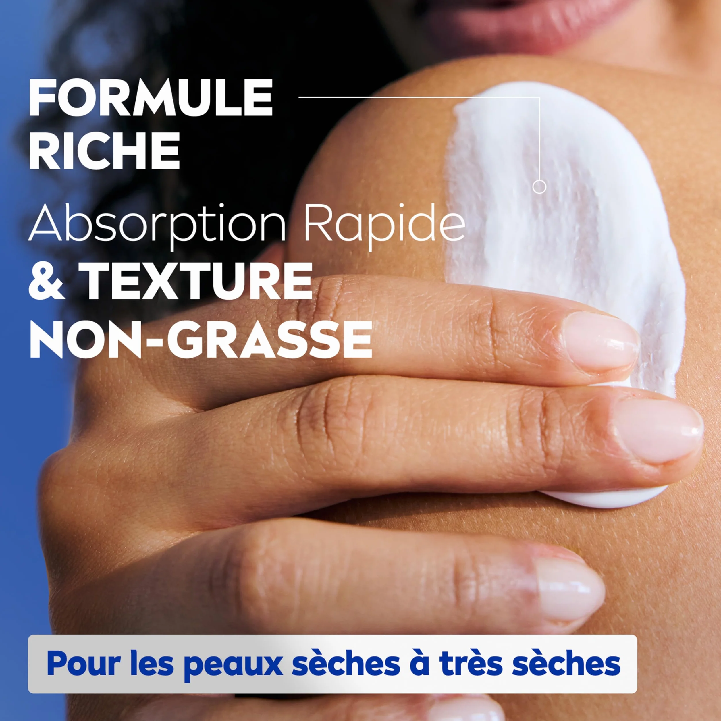 NIVEA Lait Corps Hydratation Intense 72H 625 ml Acide Hyaluronique Huile d'Amande Douce Crème Hydratante Peaux Sèches