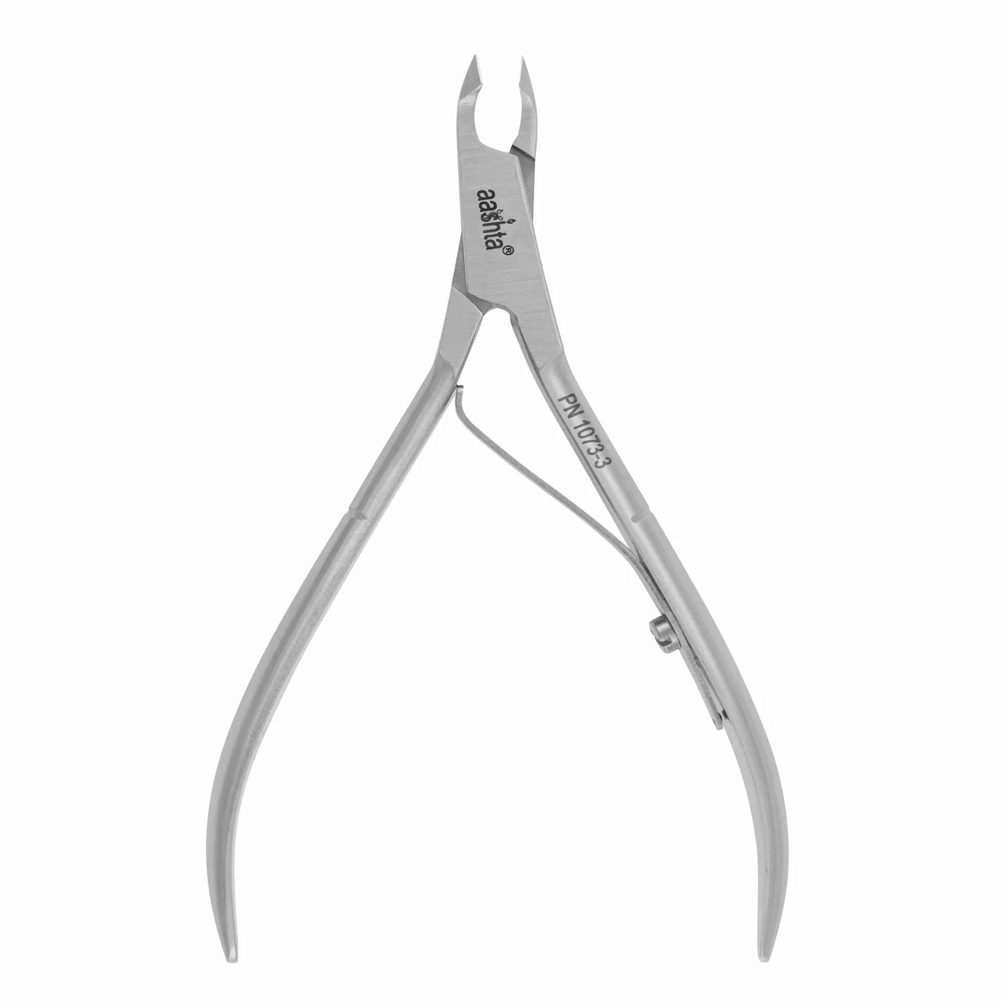 Pince cuticules acier inoxydable 10cm tip 5mm professionnel