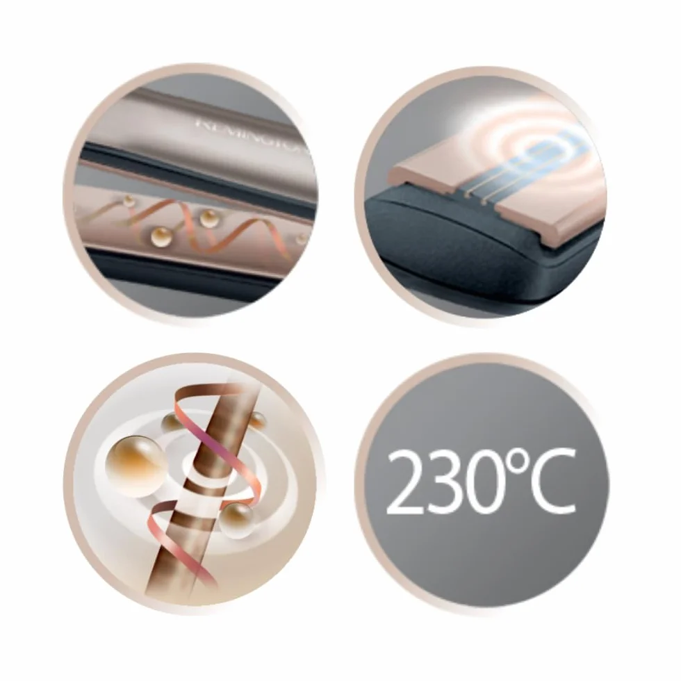 Remington Lisseur Cheveux Keratin Therapy Fer à Lisser S8593 Céramique 160-230°C