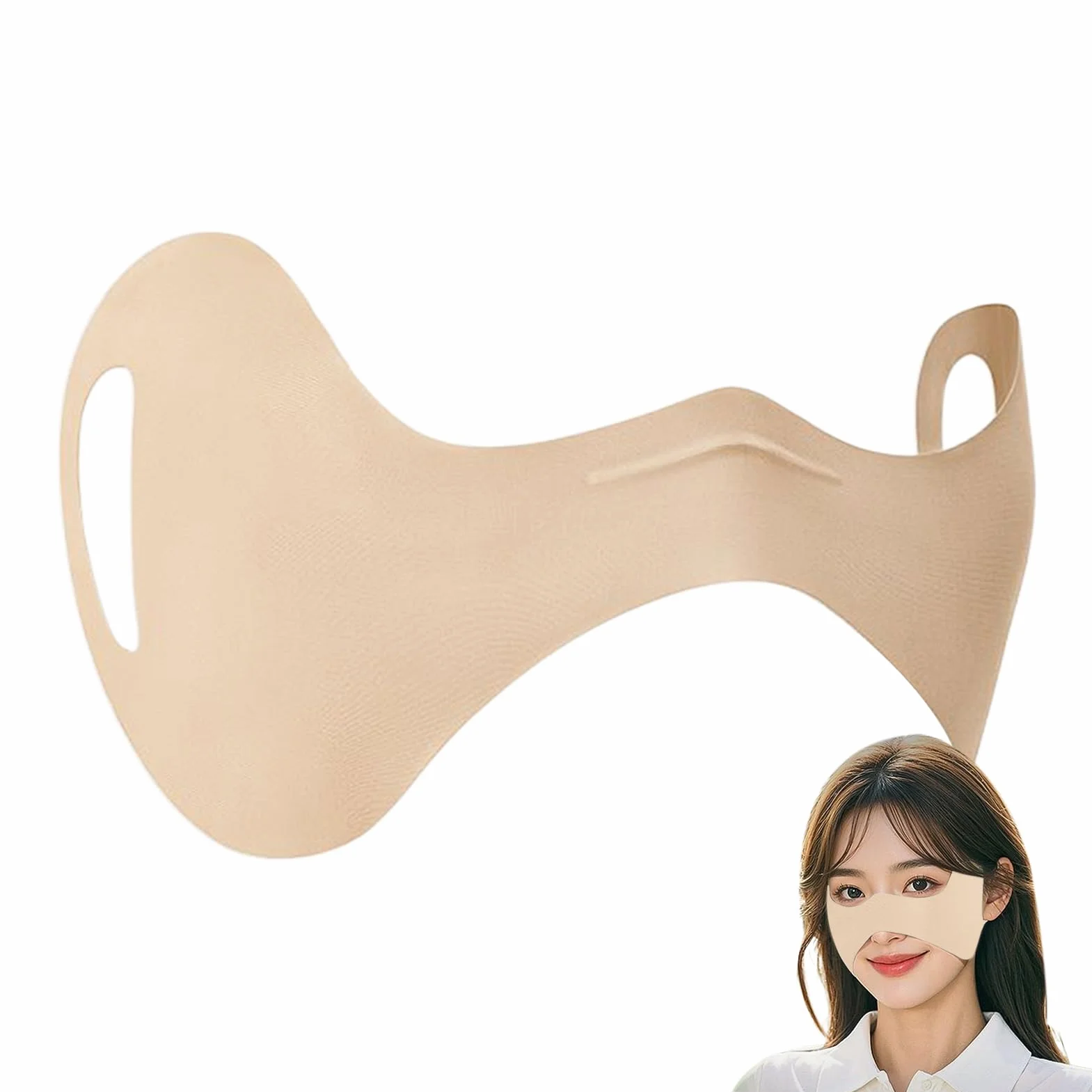 Masque de protection solaire anti-UV pour le nez – Bloque les UV pour activités extérieures