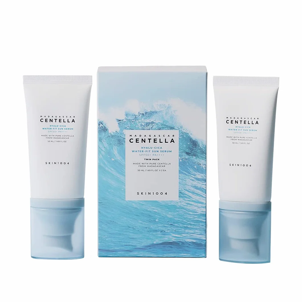 SKIN1004 Madagascar Centella Hyalu-Cica Water-Fit Sun Sérum Set (2 pièces)