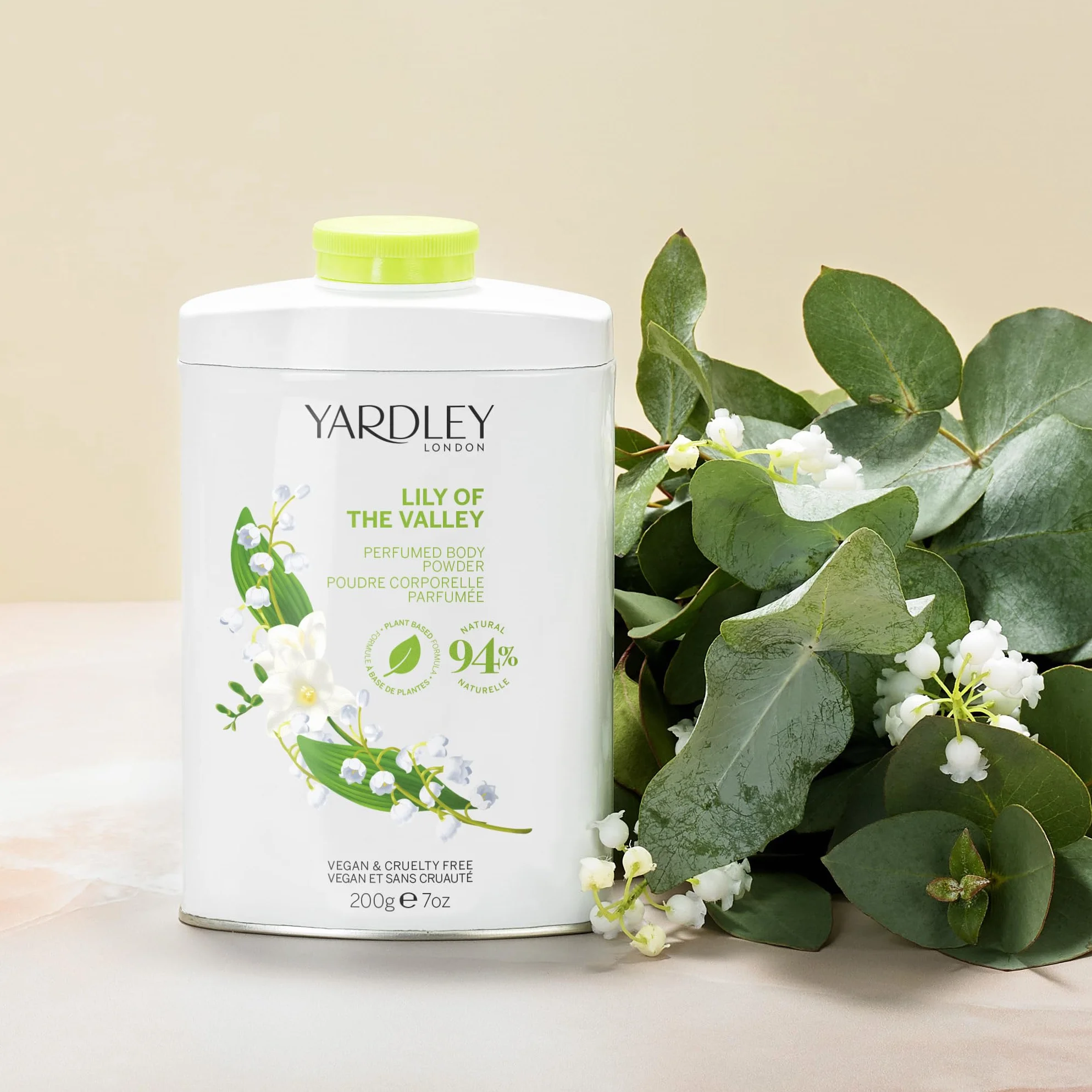 Yardley London Poudre Parfumée pour le Corps Lily of the Valley Talc 200g