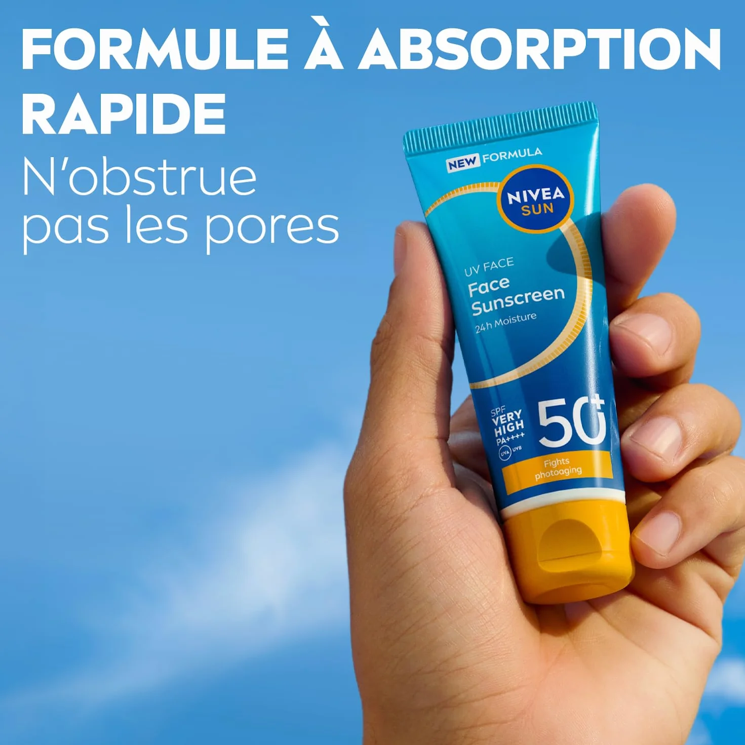 NIVEA SUN Crème Solaire Visage FPS50+ 40 ml
