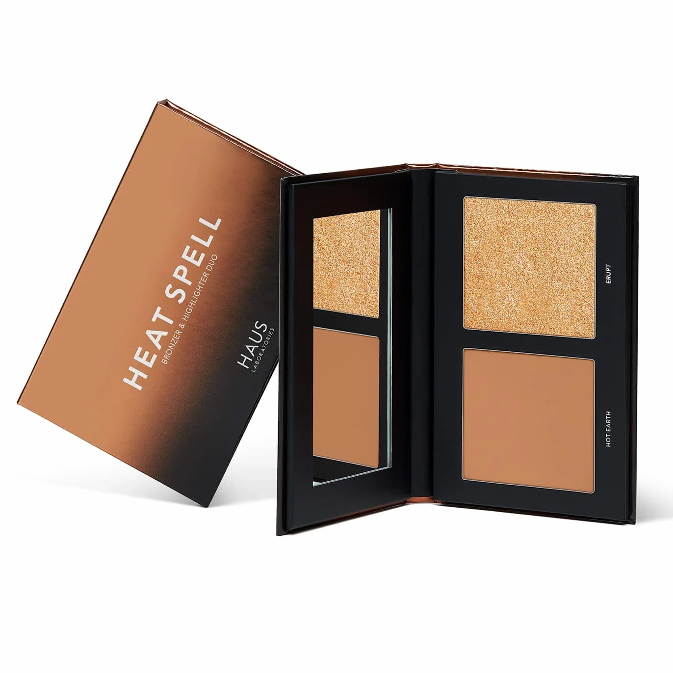 Haus Laboratories By Lady Gaga: Head Rush Blush Duo | Heat Spell Bronzer Duo, Highlighter Cheek Duos Disponible en Plusieurs Couleurs, Végétalien et sans Cruauté Envers les Animaux