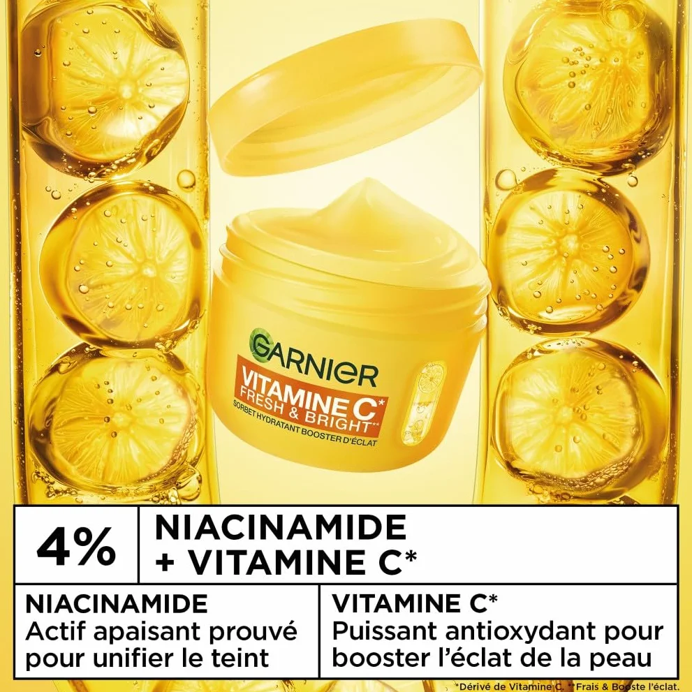 GARNIER SkinActive Vitamine C Crème Sorbet Hydratante Boost d'Eclat 85 ml