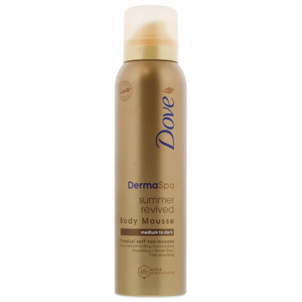 DOVE Derma SPA Mousse corporelle Summer Revived Medium à Dark 150 ml