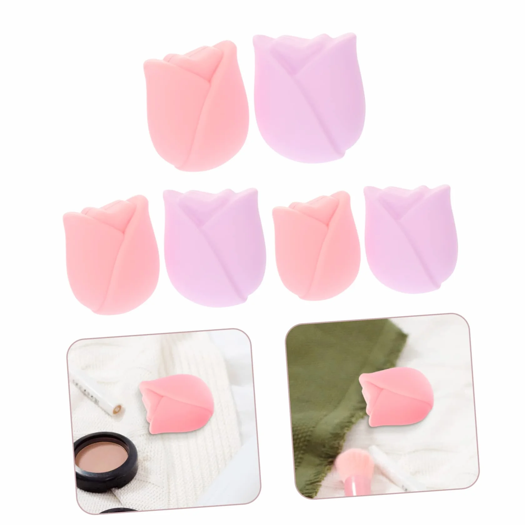 Healeved 24pièces Housses De Pinceaux De Maquillage Silicone Lot De Caps De Réutilisables Pratiques Et Antidérapantes Conviennent à Les Pinceaux De Maquillage