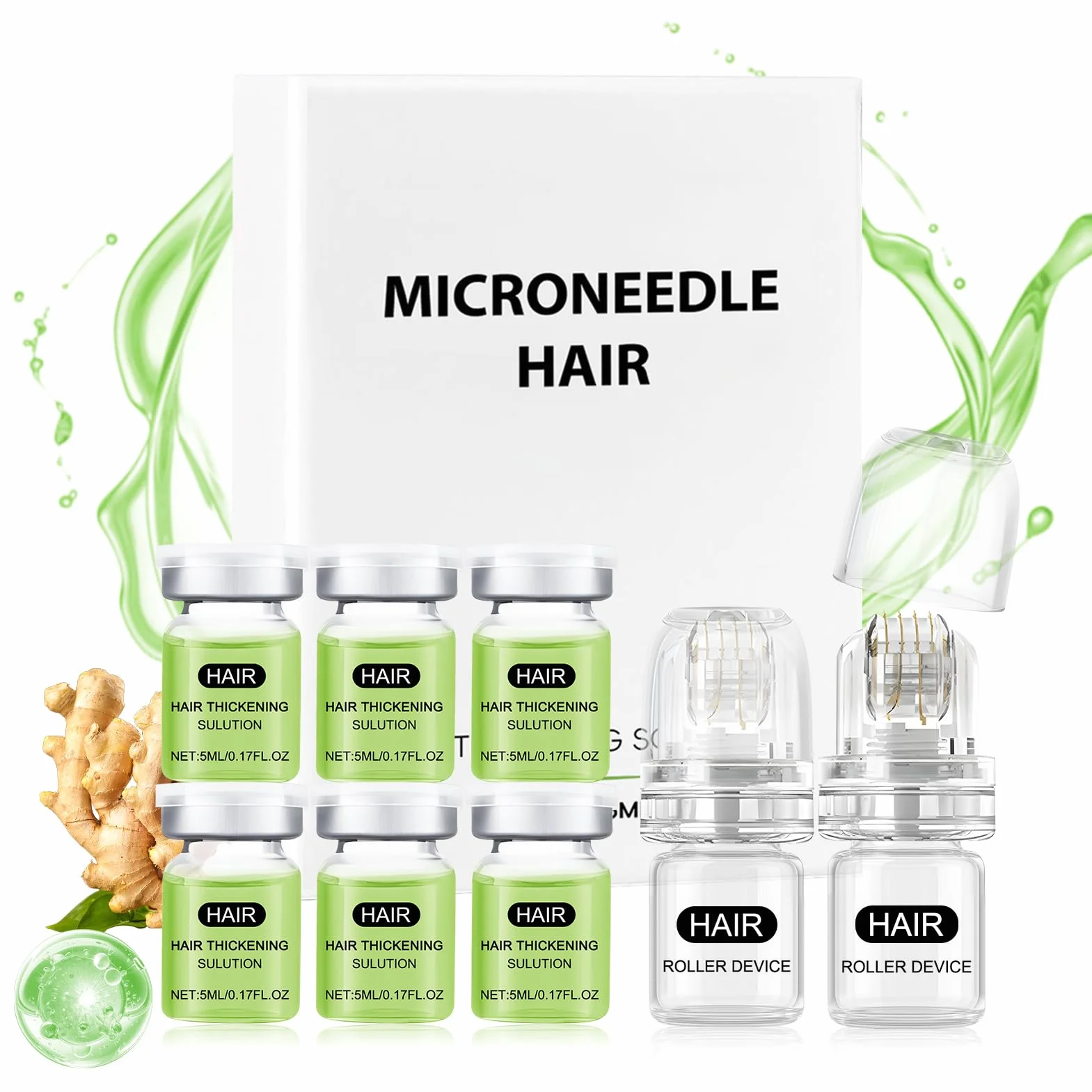 AlphaInfuse Système de croissance cheveux micro-infusion sans douleur repousse rapide