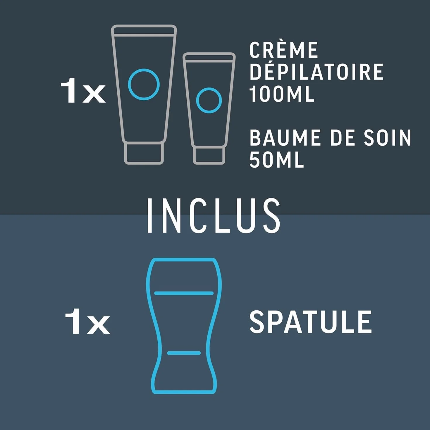Veet Men Kit d’Épilation Parties Intimes Crème Dépilatoire 100ml Baume de Soin 50ml Zones Sensibles