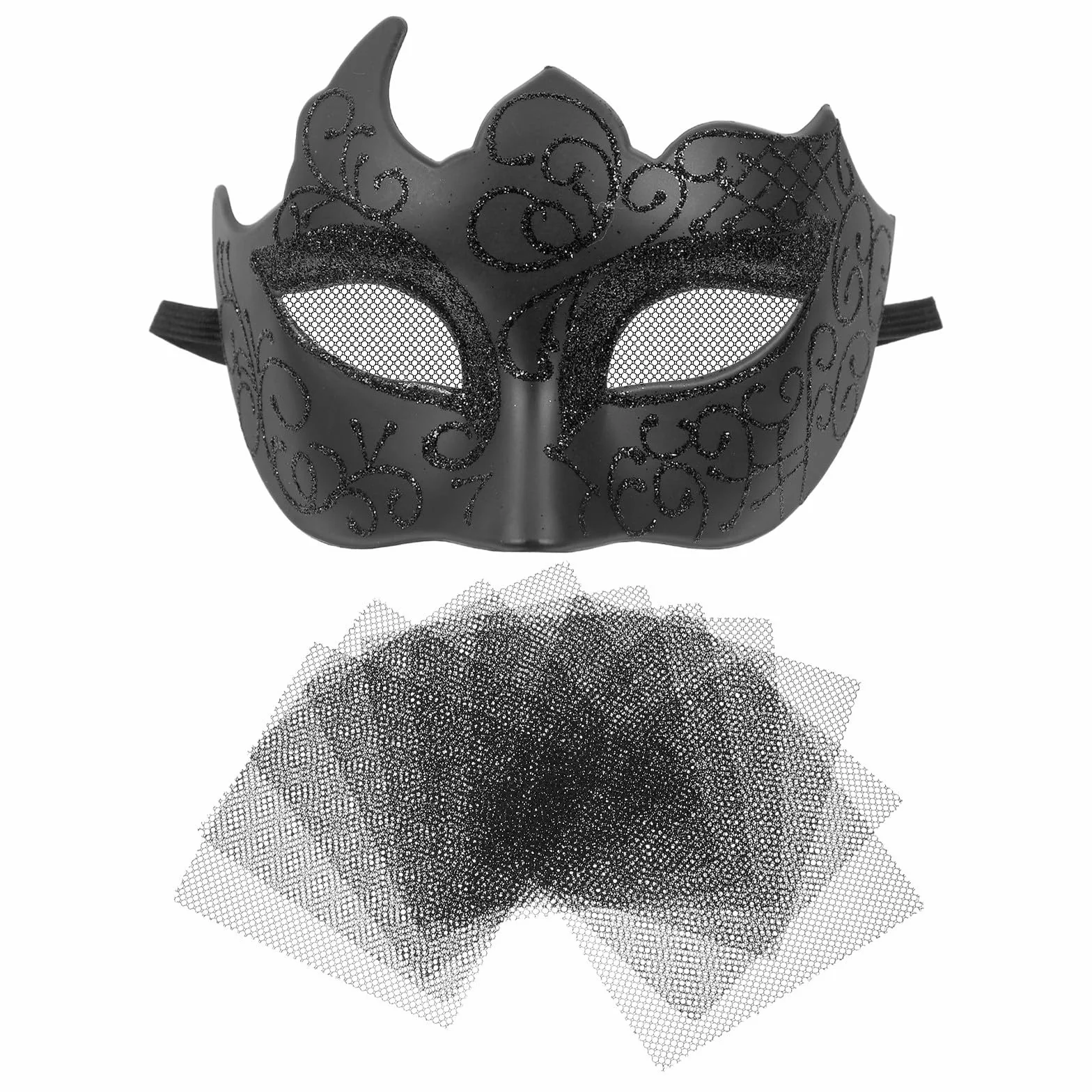 Maillage de Masque Réaliste en Tissu Maille Blanche Respirante Réutilisable 10pcs pour Costumes Furry