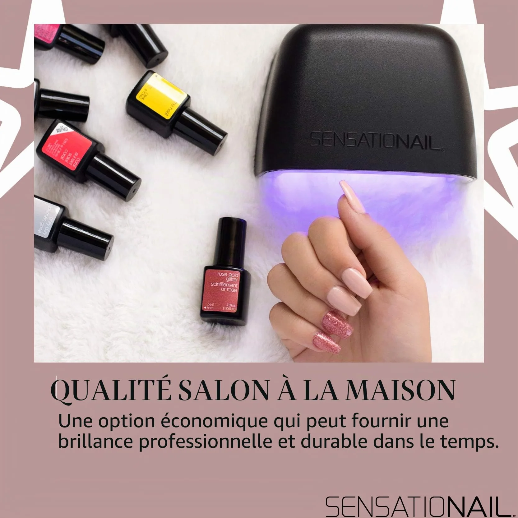 SENSATIONAIL Lampe LED gel pour vernis gel, lampe LED Pro 3060 dans une boîte