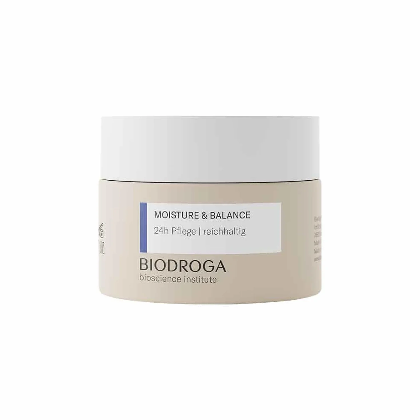 Biodroga 24h Crème pour le visage riche 50 ml – Crème hydratante pour le visage Soin de jour raffermissant Soin de nuit