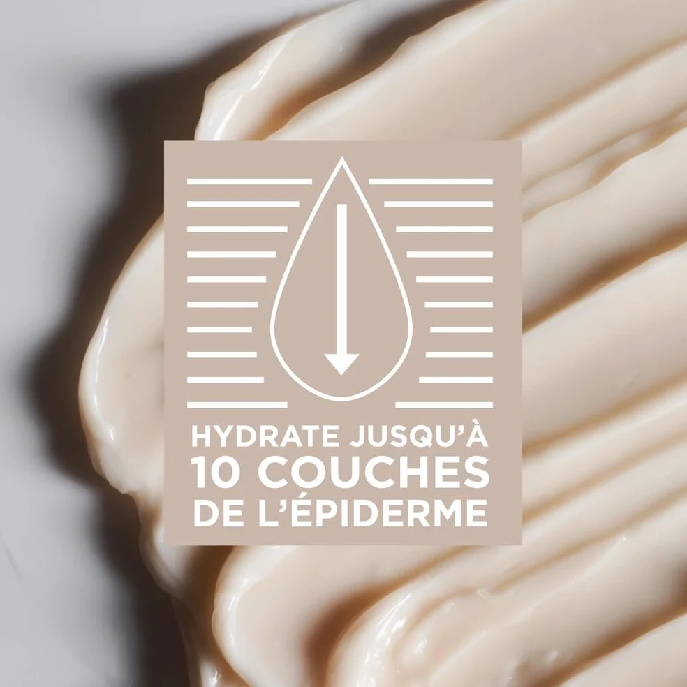 Garnier Body Superfood Crème Soin Corps Réparatrice Hydratation 48H Beurre de Cacao Céramide Peaux Sèches 380 ml