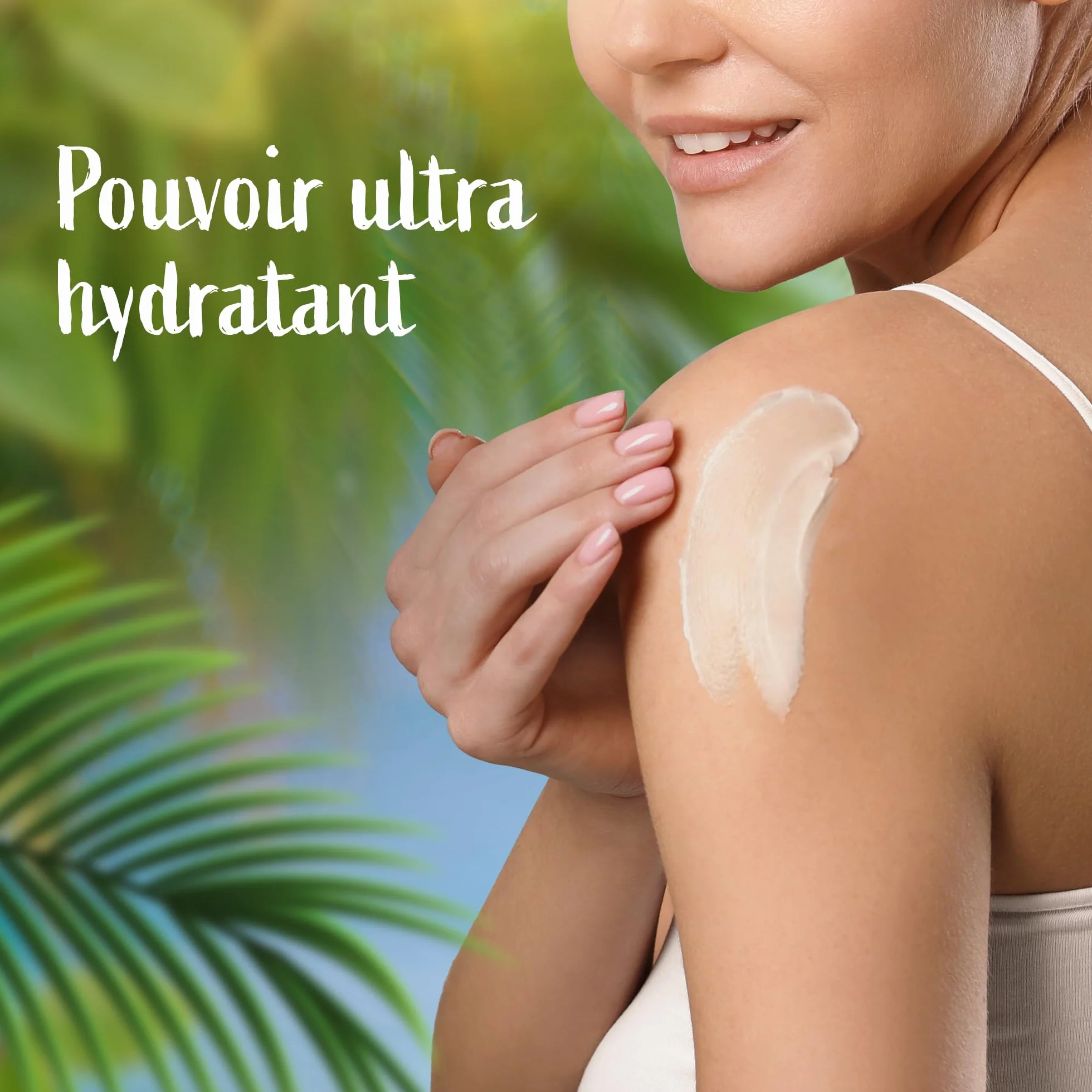 Le Petit Marseillais Crème Corps Nourrissante Fleur de Tiaré 380 ml Crème hydratante peaux très sèches Formule vegan