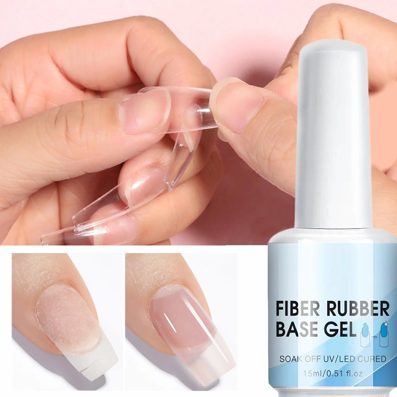 Nail Strengthening Gel Repair Base Coat 15ml Clear