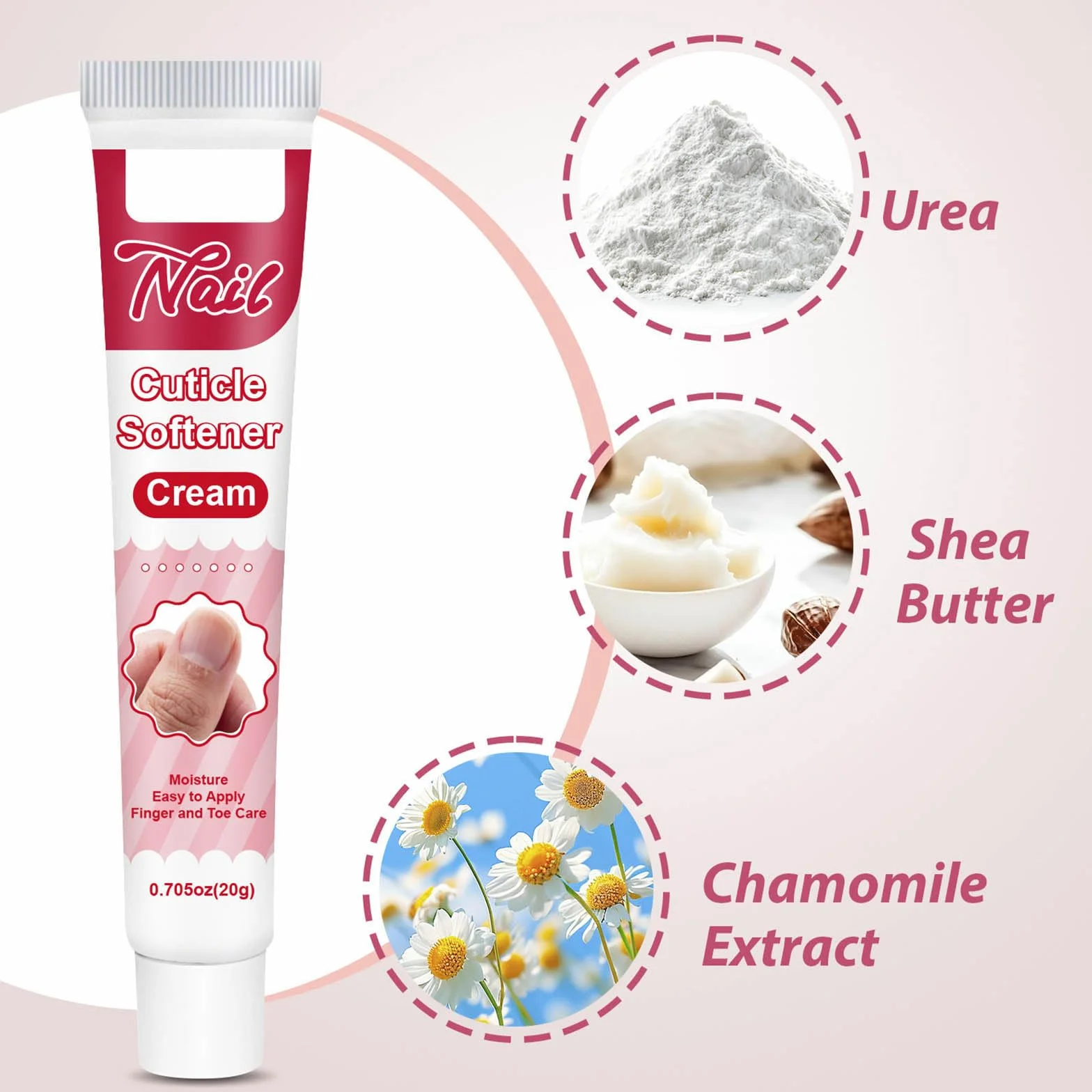 Crème hydratante professionnelle pour cuticules sèches, peaux rugueuses, élimine peaux mortes, lot de 2