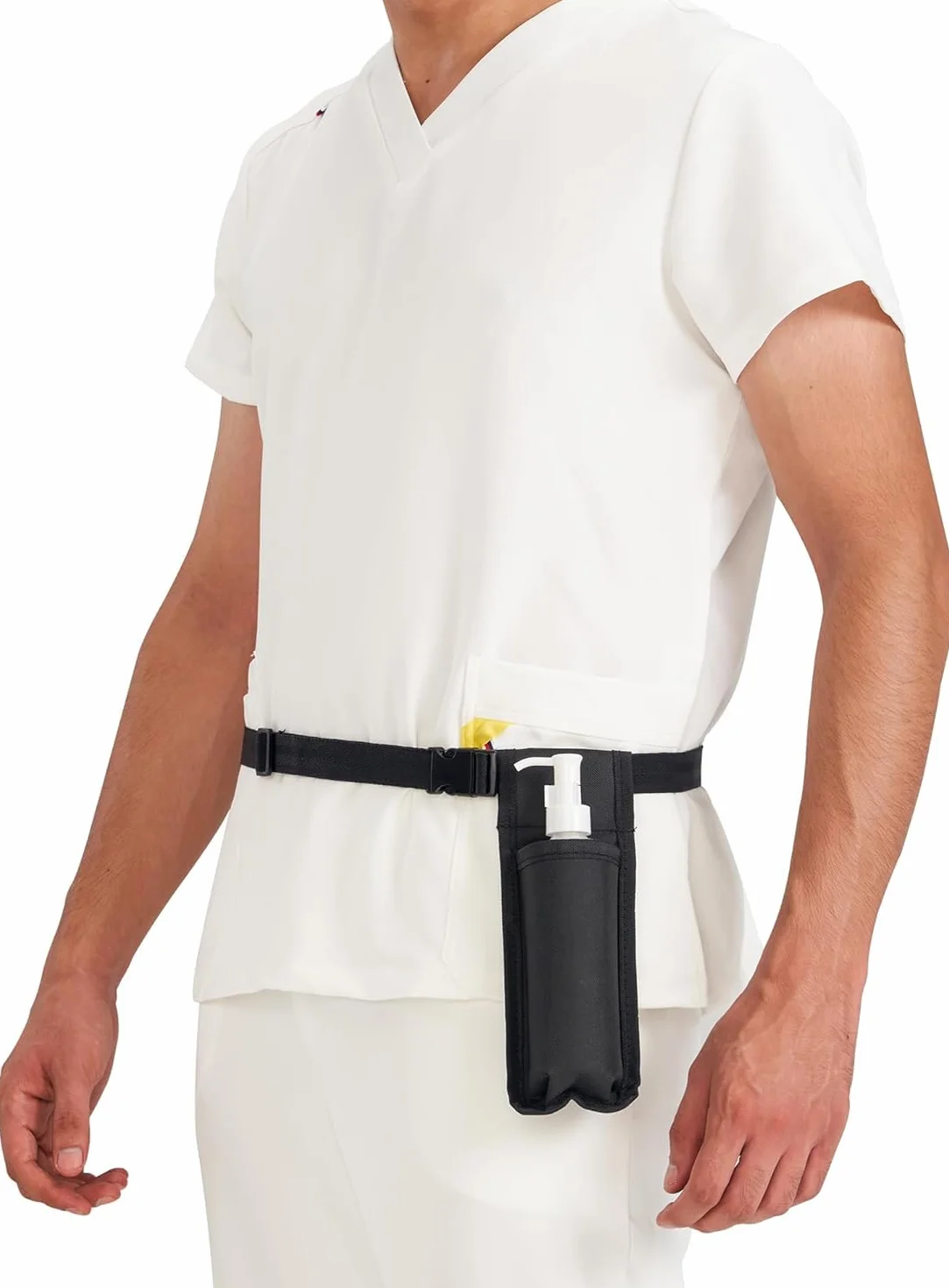 Master Massage Étui pour huile de massage réglable et résistant à la chaleur pour crème et lotion - Comprend un distributeur à pompe rechargeable de 227 ml (noir)
