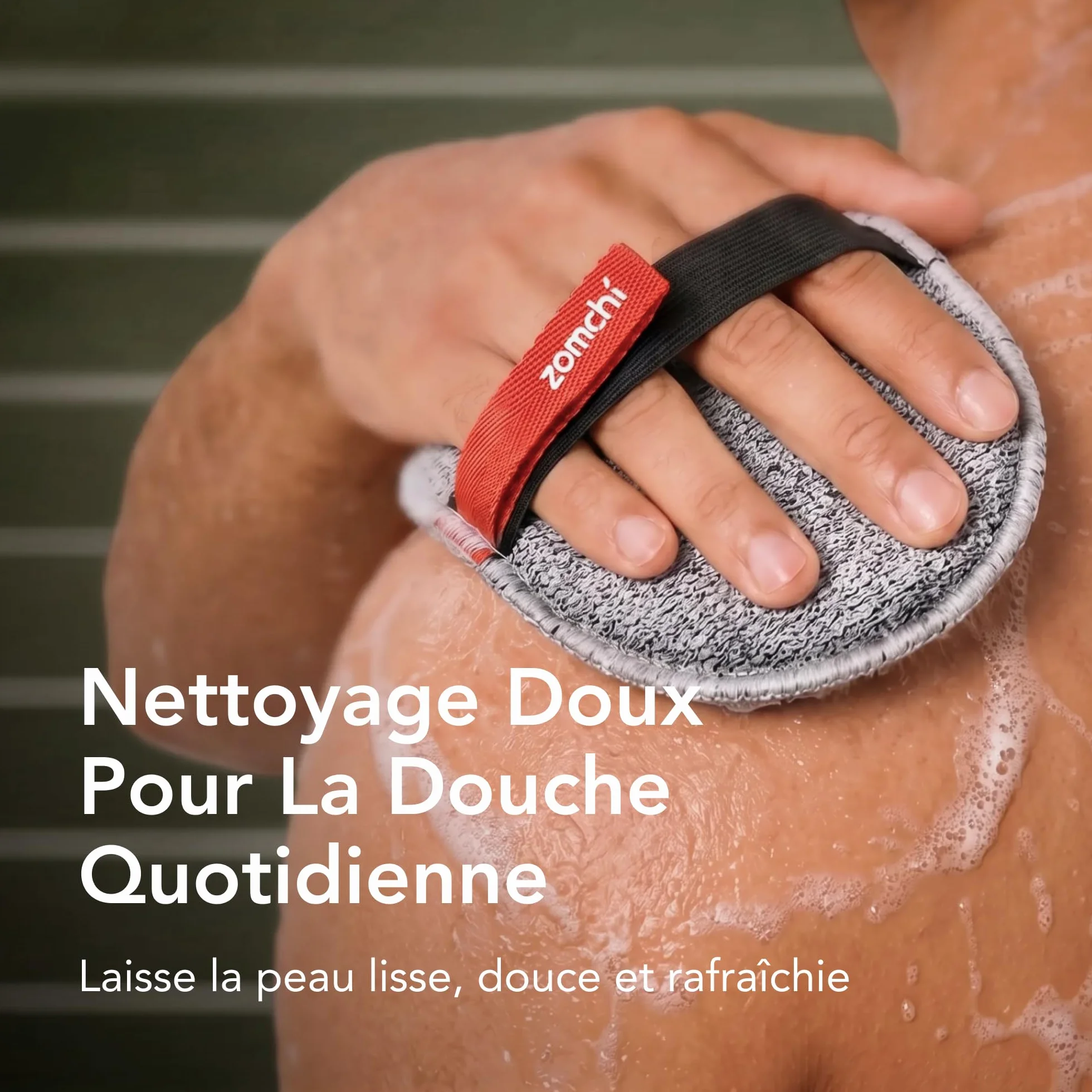 Éponge Exfoliante Corps Double Texture Lot de 2 ZOMCHI