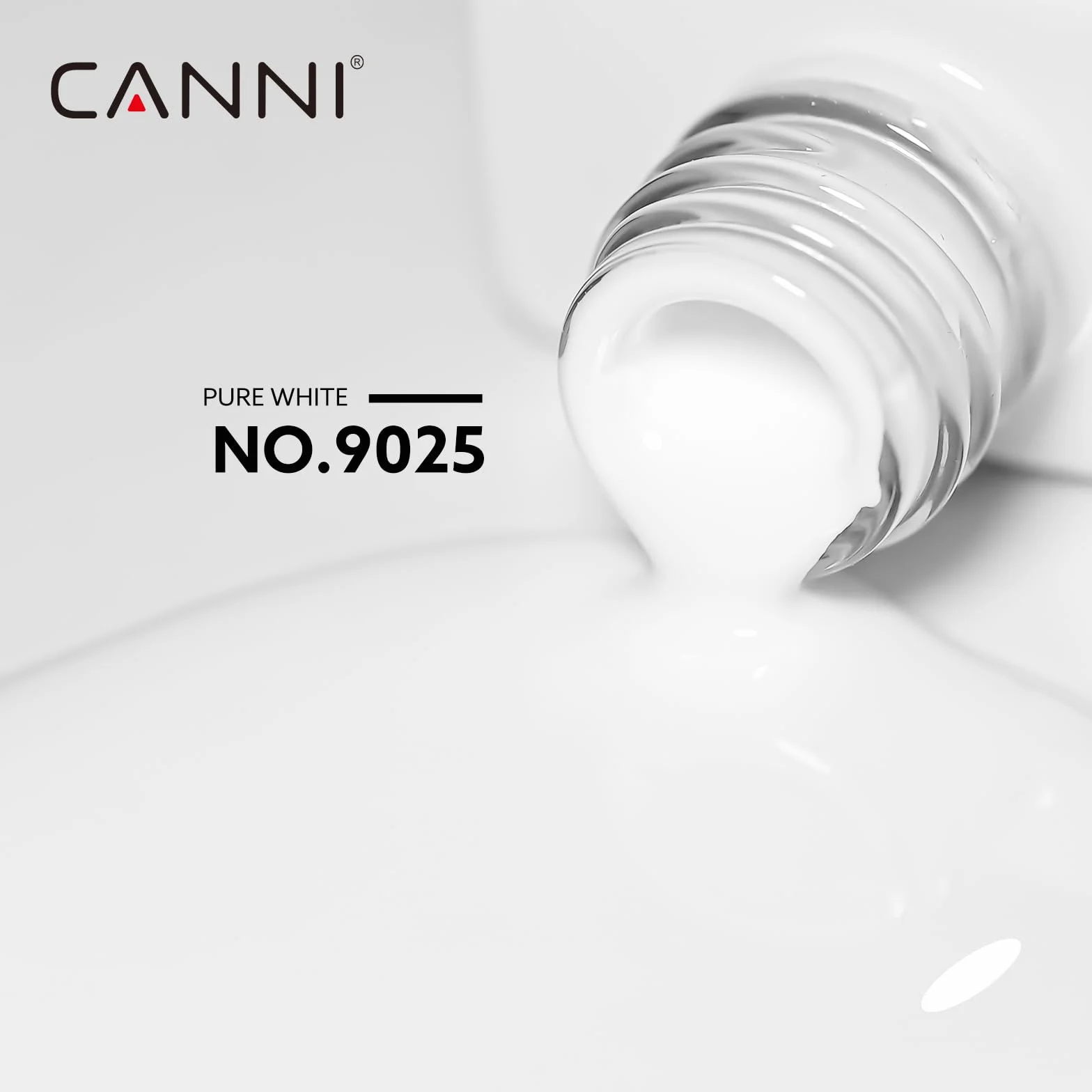 CANNI Vernis à Ongles UV Gel Semi Permanent Blanc White Gel Polish Soak off French Manicure