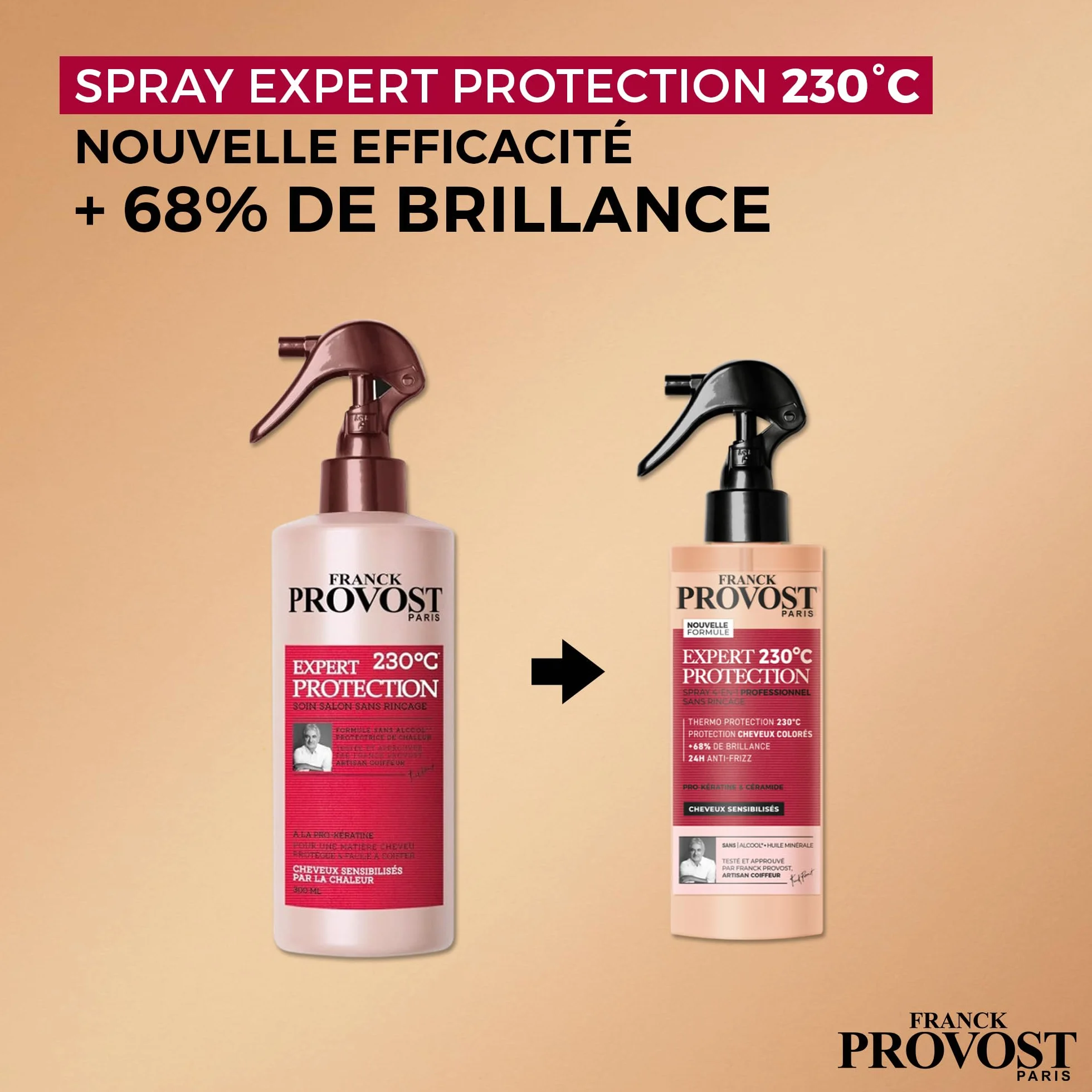 Franck Provost Soin 4-en-1 sans Rinçage Protection 230°C 190 ml