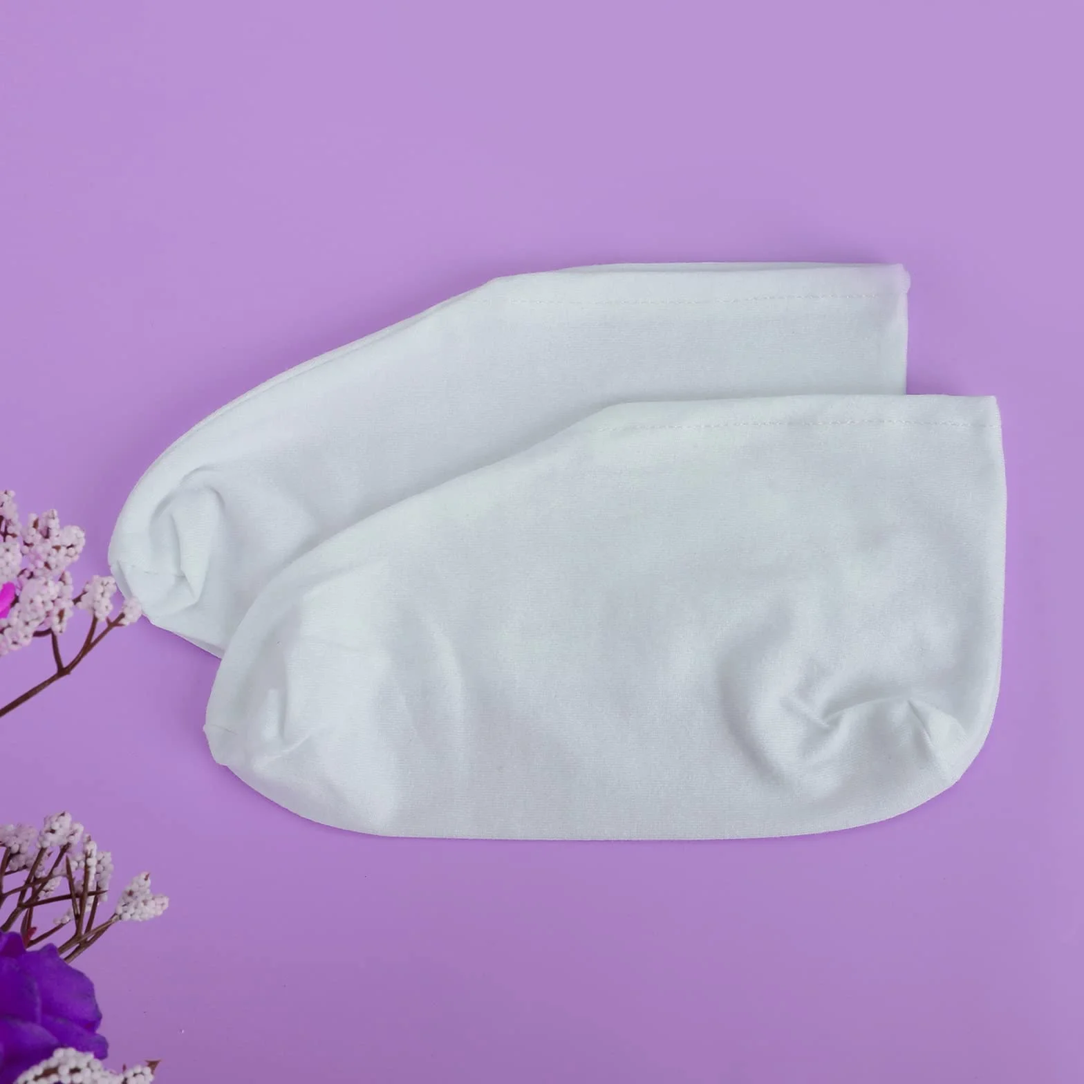 Sibba Lot de 2 paires de chaussettes hydratantes pour la nuit cosmétiques pour pieds secs et craquelés