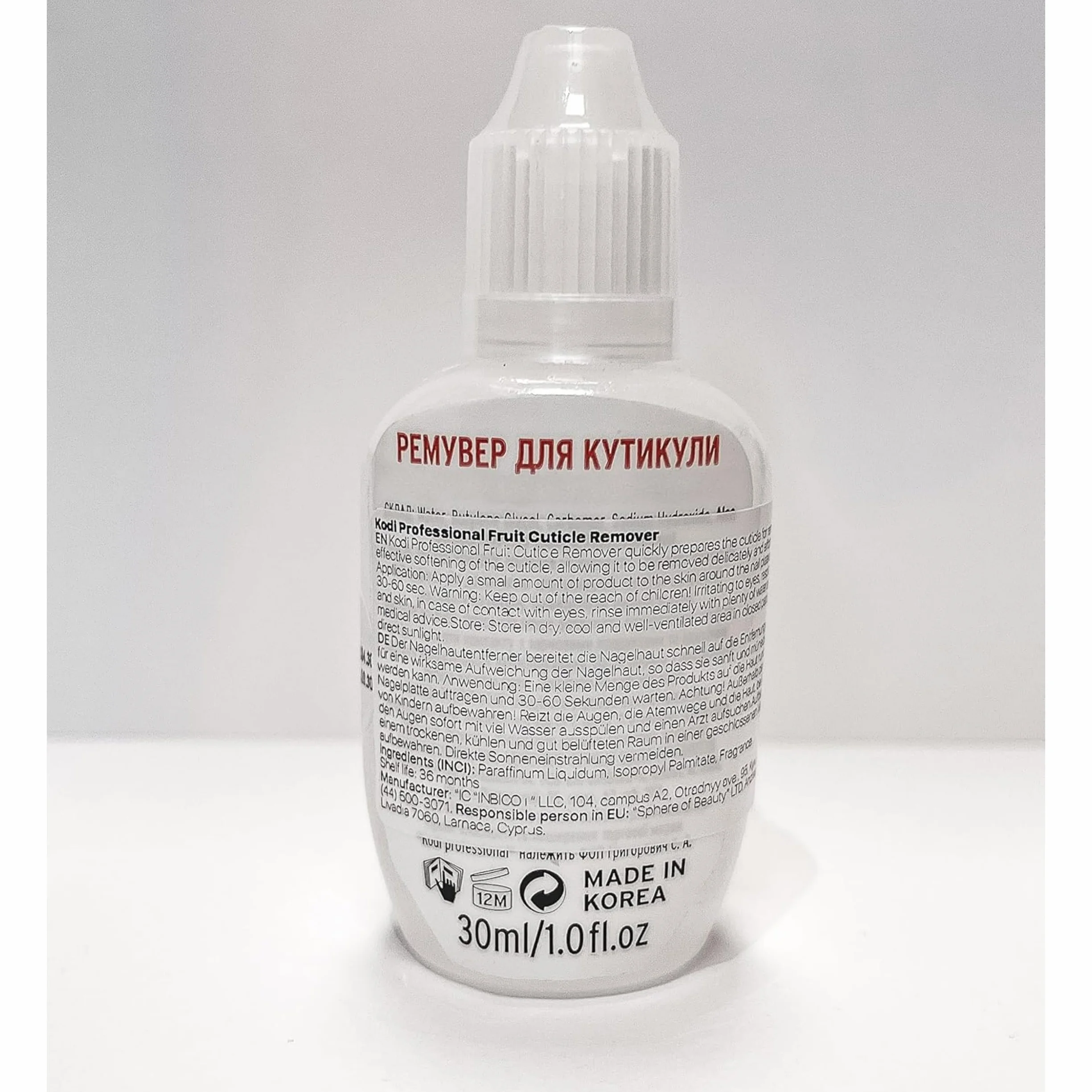 Kodi Professional Dissolvant de Cuticules - Cuticle Remover Nail Gel 30 ml
