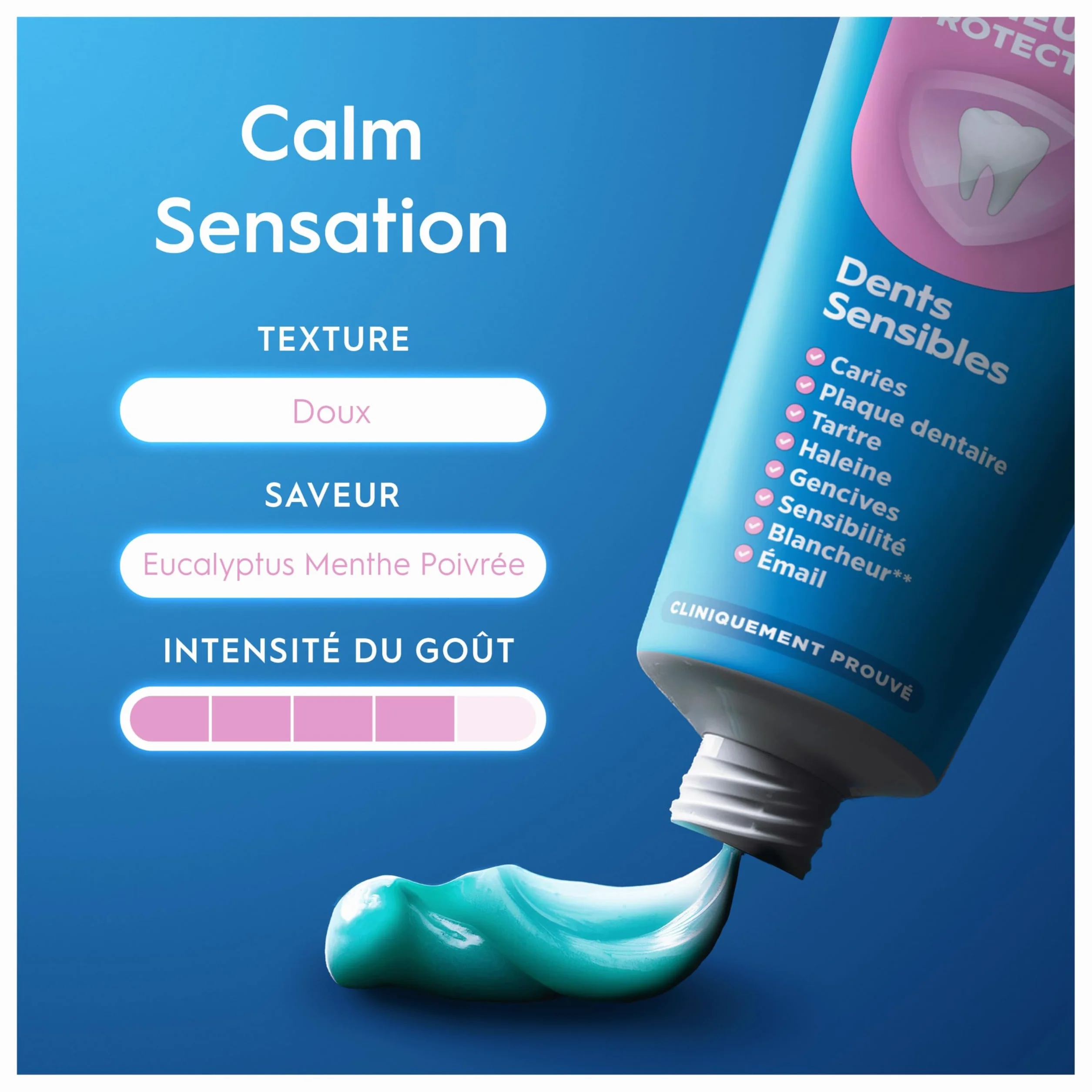 Oral-B Dentifrice Pro-Expert Calm Sensation Dents Sensibles Protection Gencives Lot de 3