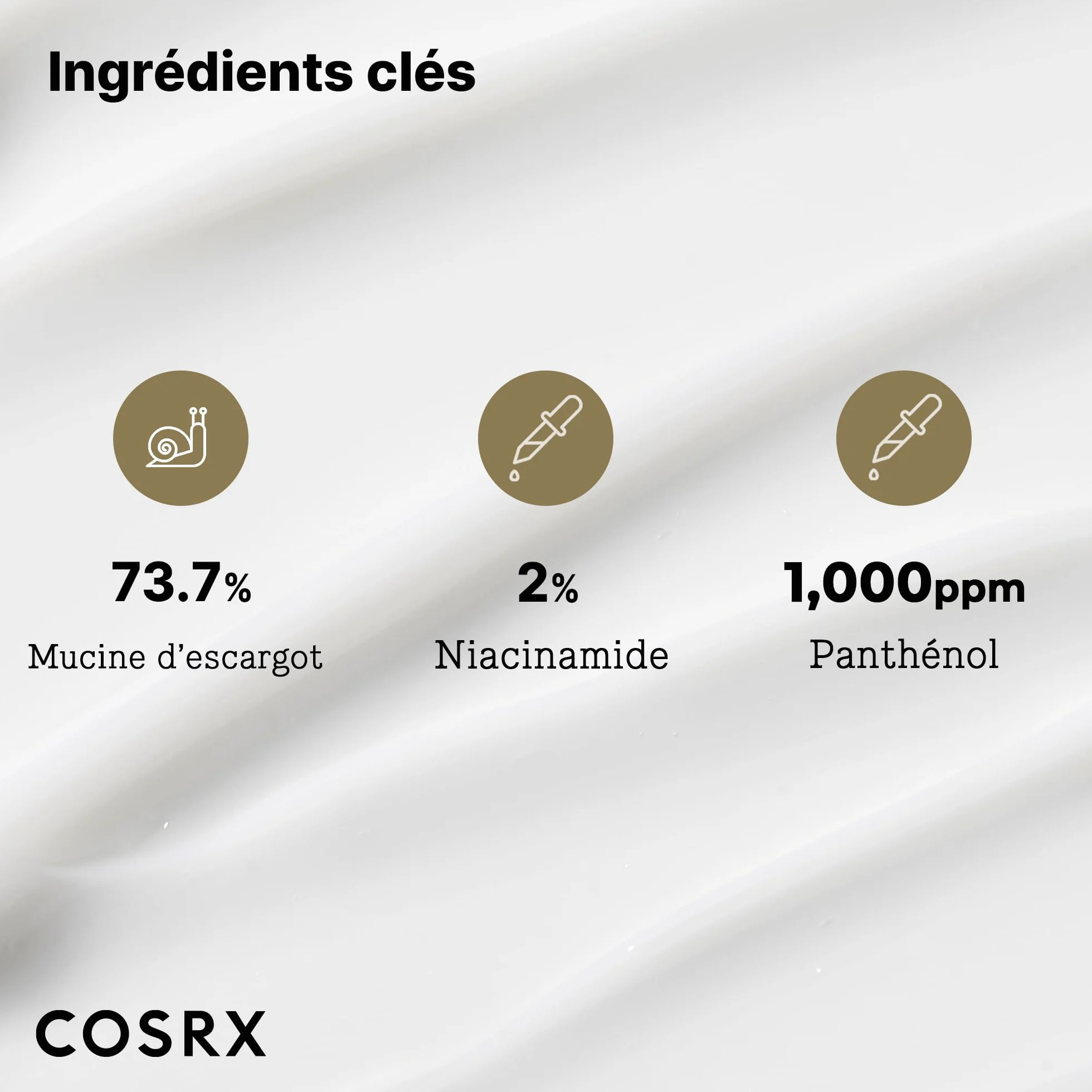 COSRX Snail Peptide Eye Cream 73.7% Snail Mucin Niacinamide - Brightening Korean Night Cream for Fine Lines Dark Circles