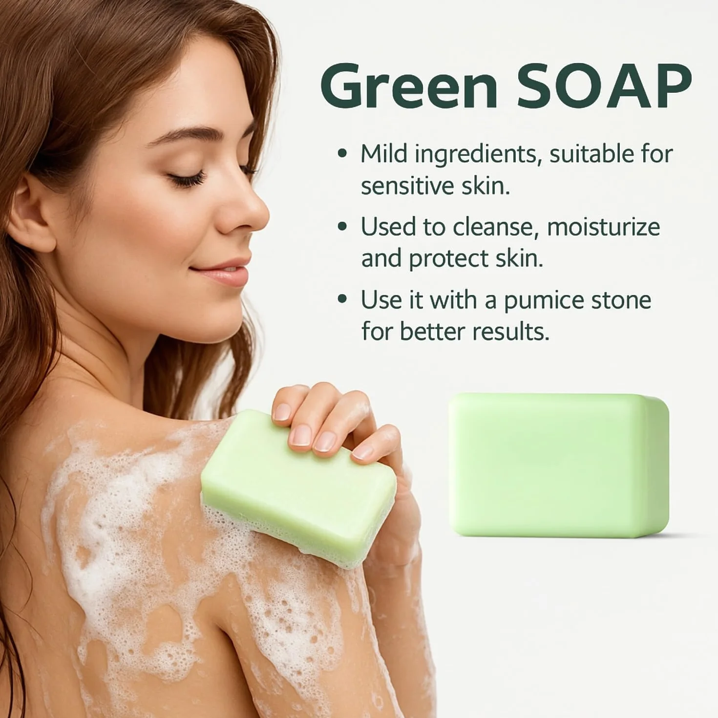 DermaVe Savon Anti-Mycoses à L'huile D'arbre à thé Formule à Base De Plantes Visage Corps 2 pièce
