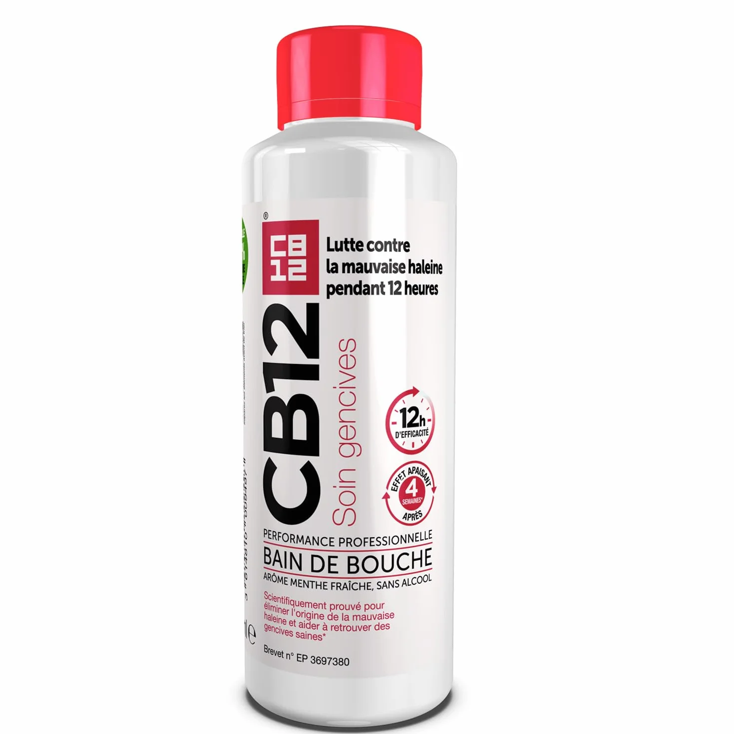 Bain de bouche CB12 500ML Sans alcool Arôme menthe fraîche Soin gencives
