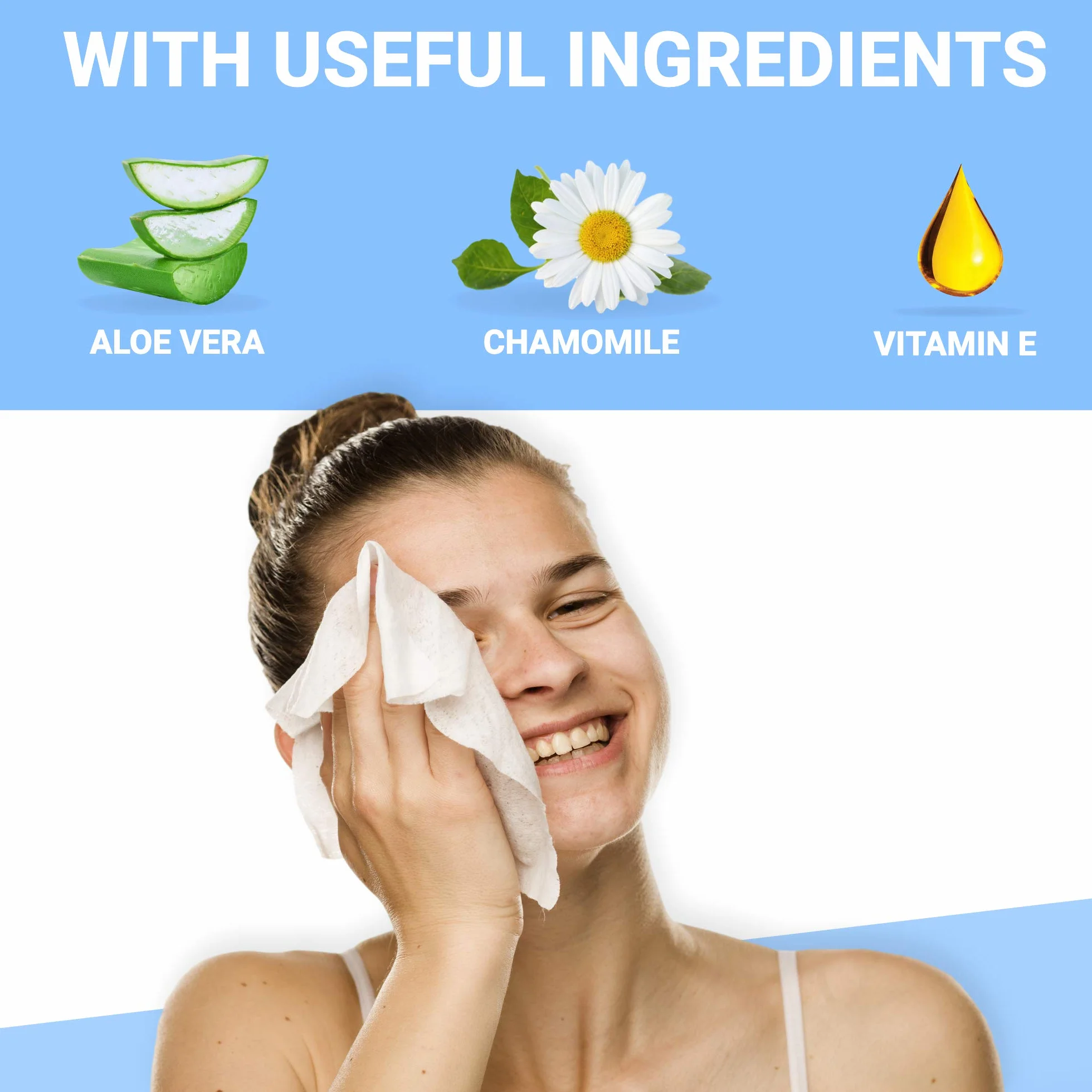 Drench! Lingettes Nettoyantes Douche - 5 Paquets de 12x Lingette Rafraichissante à L'Aloe Vera - Lingette Lavante pour Adultes et Personnes Âgées Compatible avec le Micro-Ondes