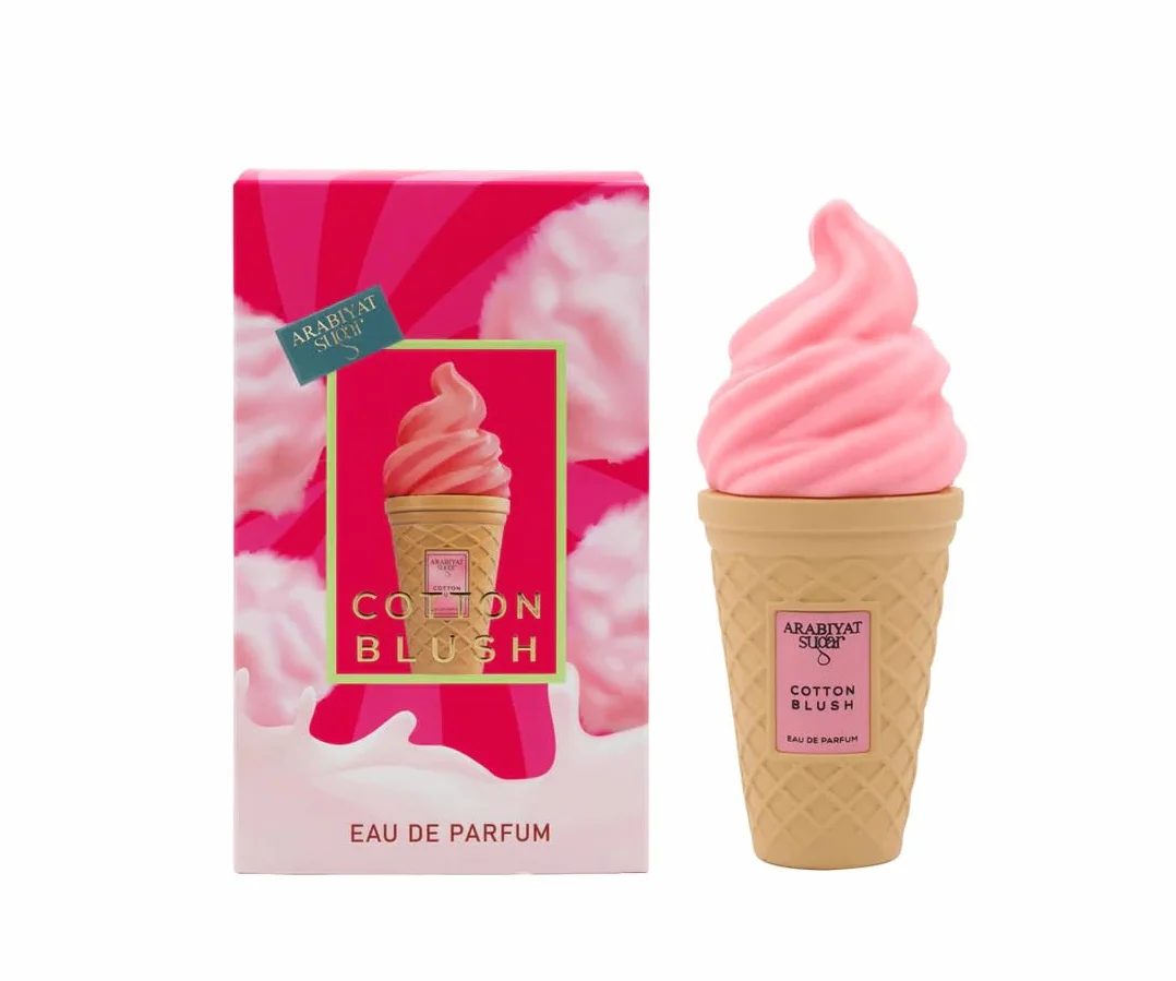Arabiyat Sugar Cotton Blush Eau de parfum pour femme 100 ml Fabriqué aux Émirats arabes unis