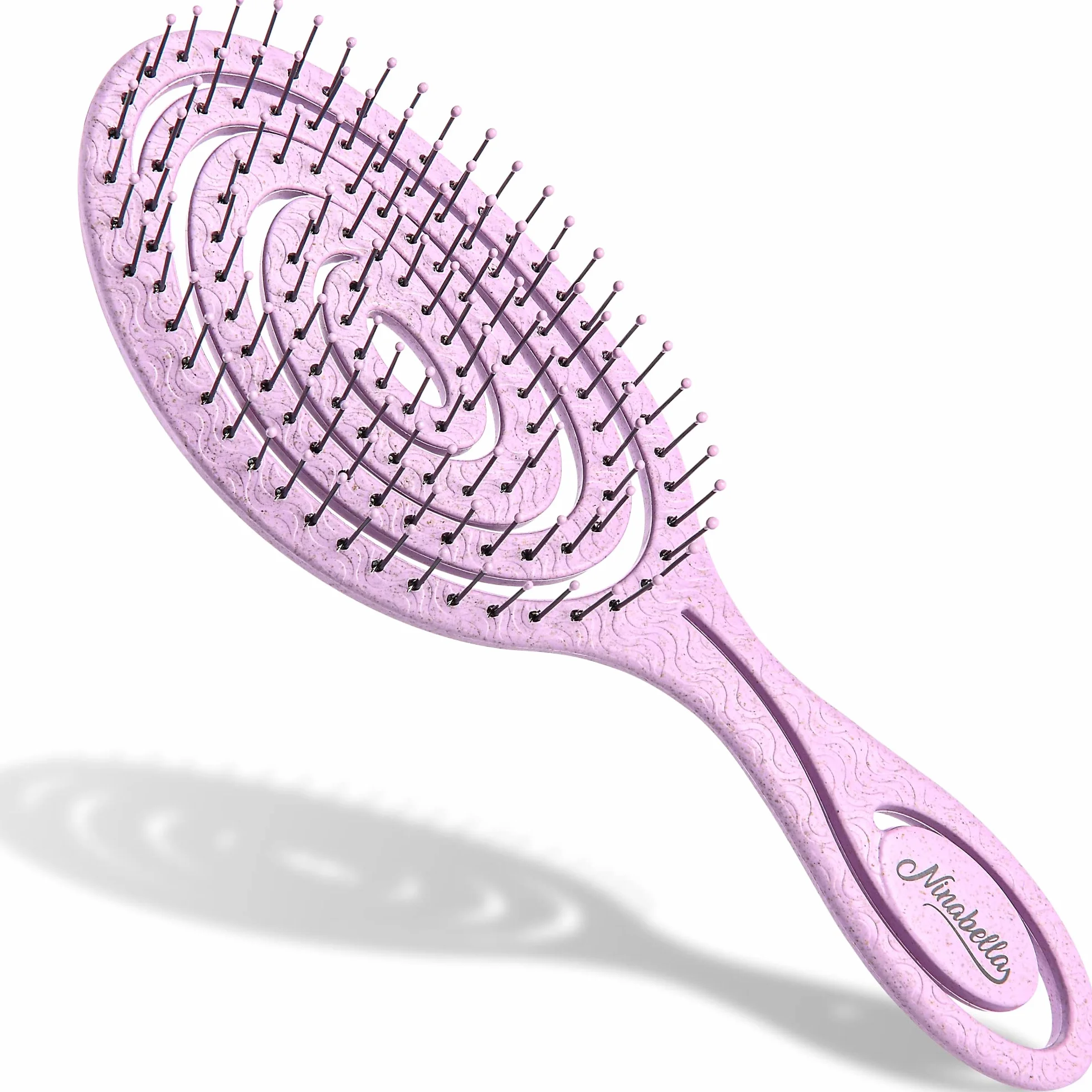 Ninabella Brosse Démêlante Cheveux Anti Nœuds pour Cheveux Bouclés