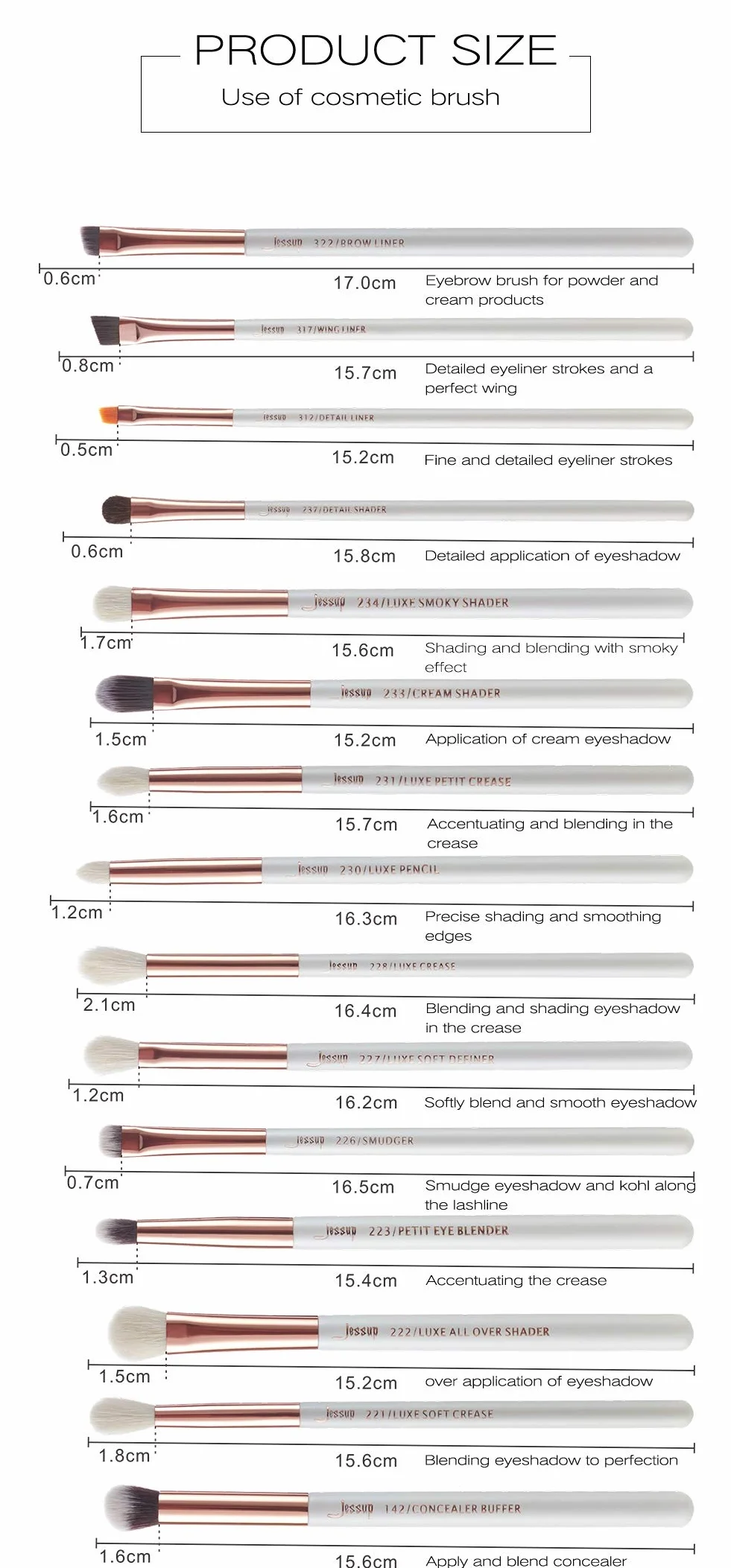 Maquillage Pinceaux Beauté maquillage Brosse (Handle Color : T215 (25pcs))