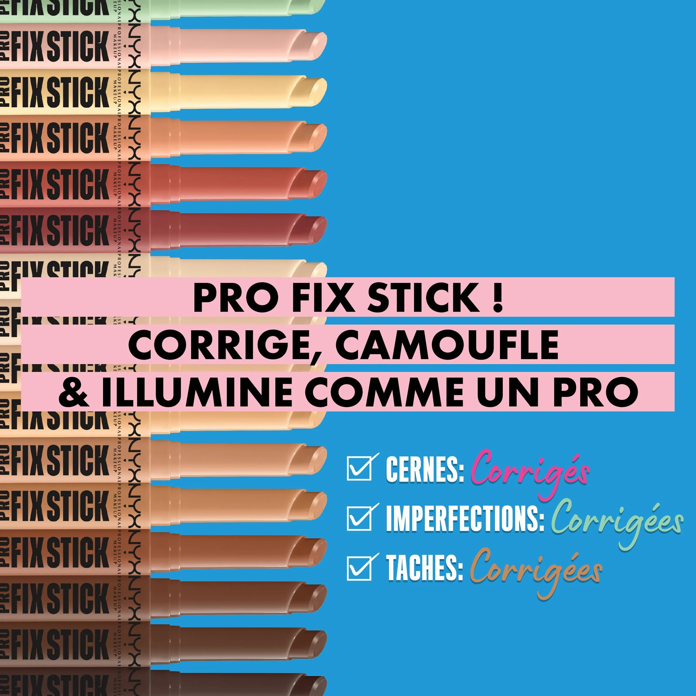 NYX Professional Makeup Correcteur Anti-Cernes en Stick Pro Fix Stick Green