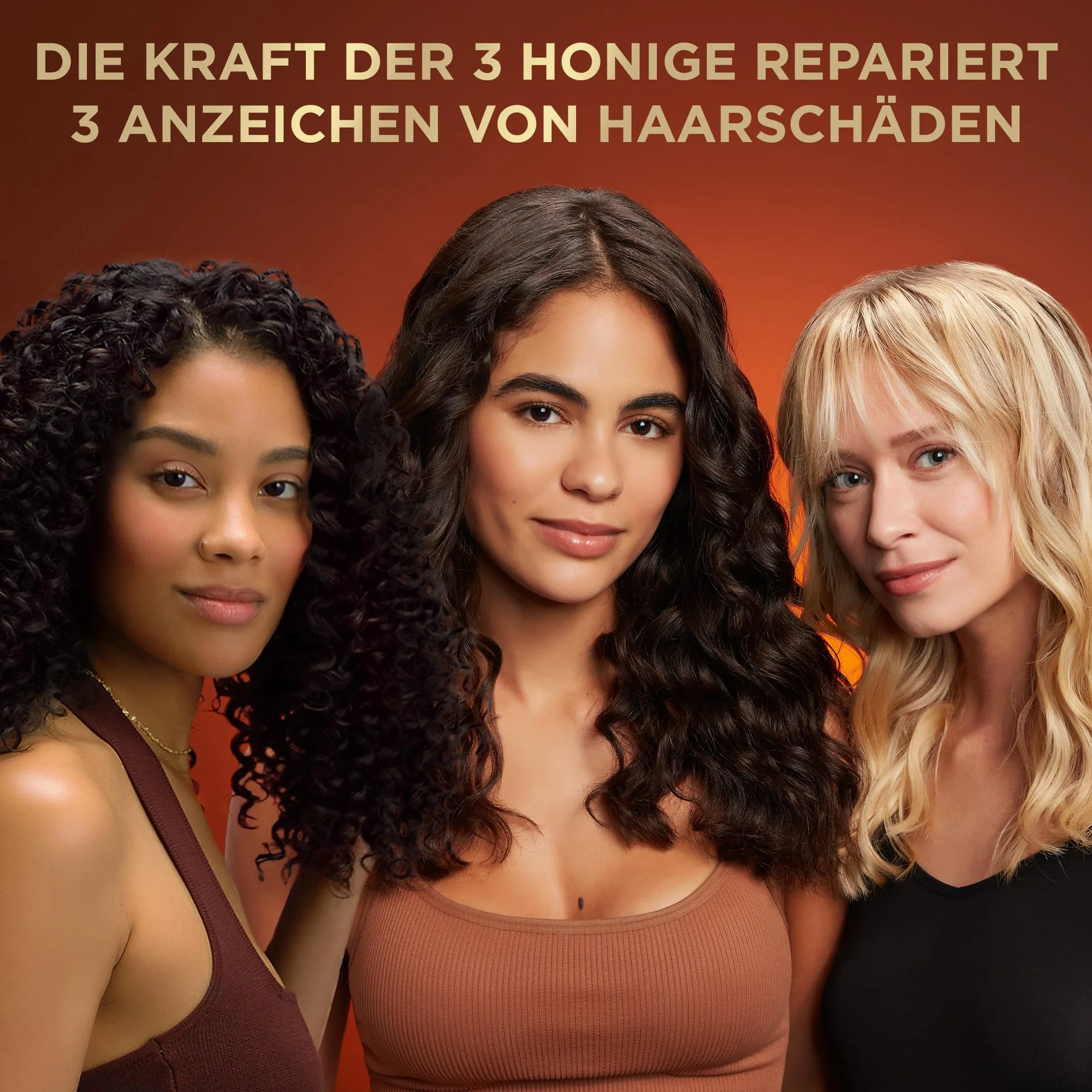 Garnier Wahre Schätze Lot de 3 Soins Cheveux Miel Acacia, Manuka, Lavande Shampoing 250 ml Après-Shampoing 200 ml Cure 1 Minute 340 ml