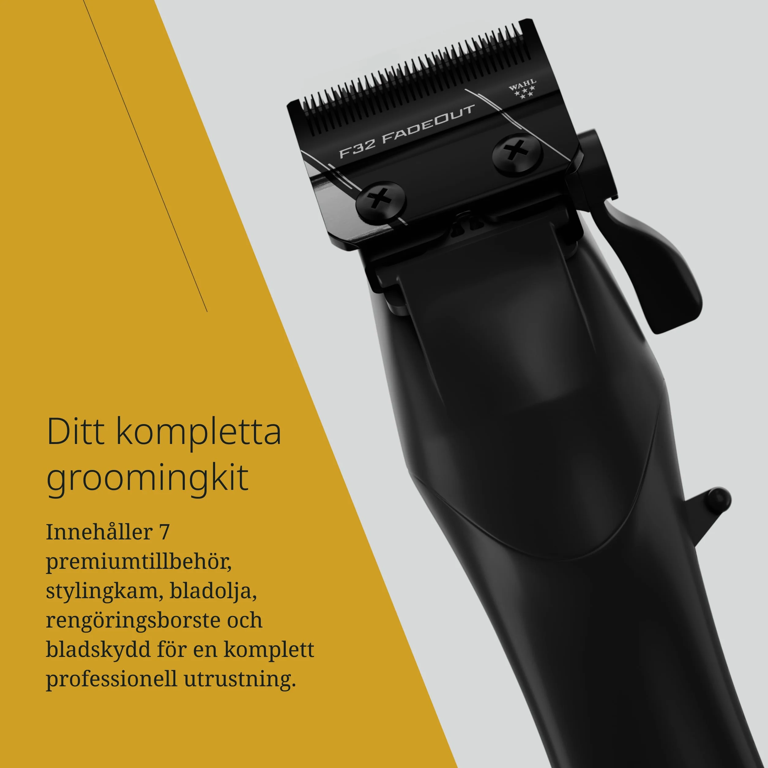 Wahl Vapor Tondeuse à cheveux professionnelle moteur haute performance lame précision noir