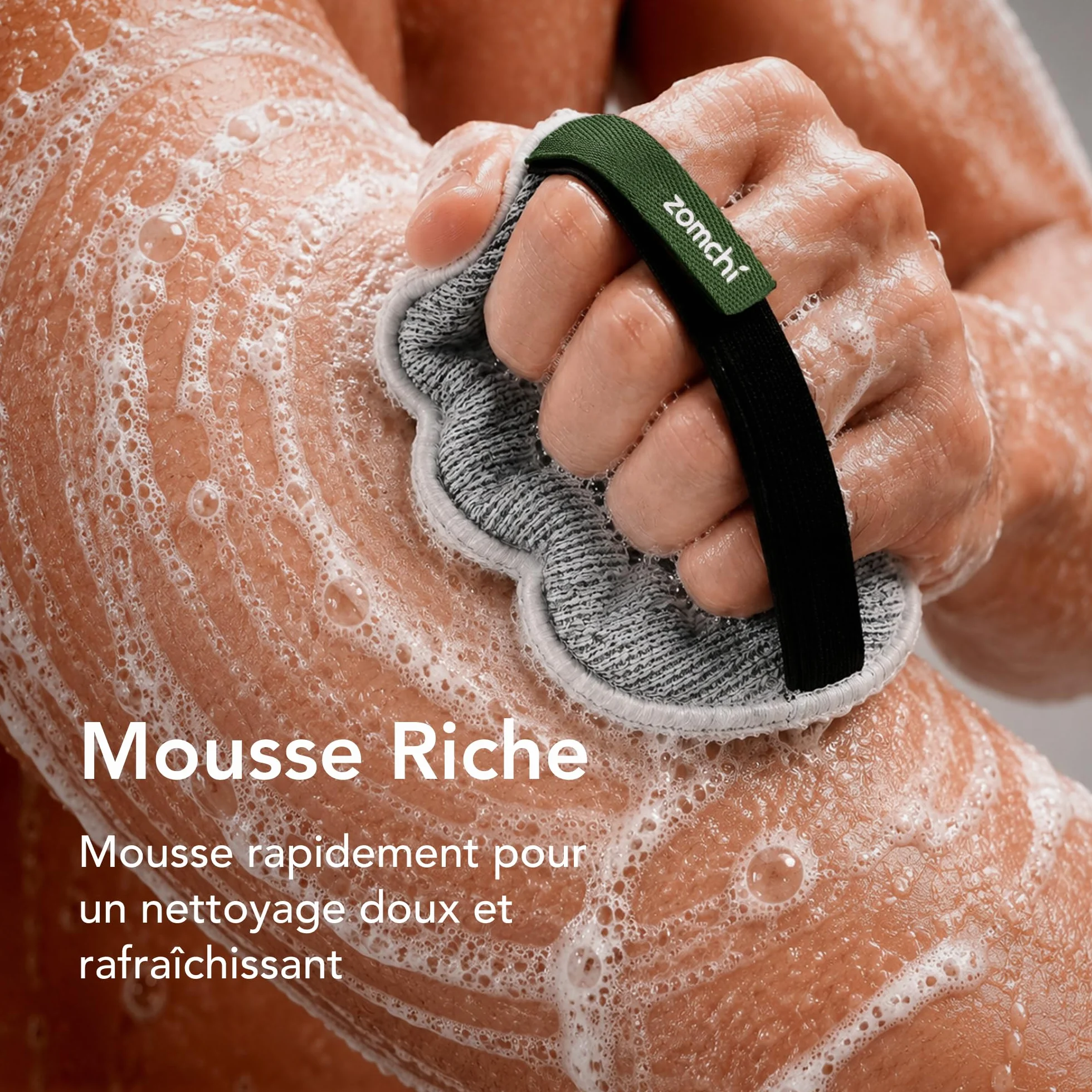 Éponge Exfoliante Corps Double Texture Lot de 2 ZOMCHI