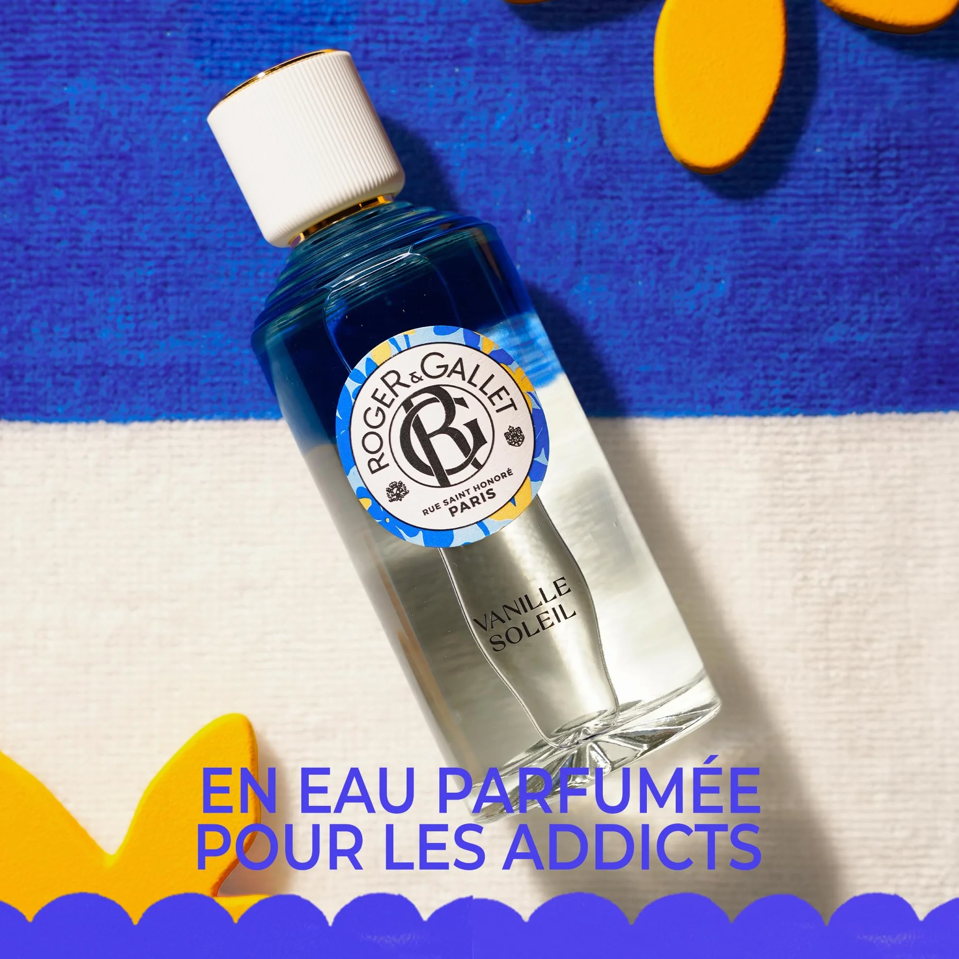 Roger&Gallet Crème Mains Bienfaisante Vanille Soleil 30 ml Soin Nourrissant Jasmin Ylang-Ylang