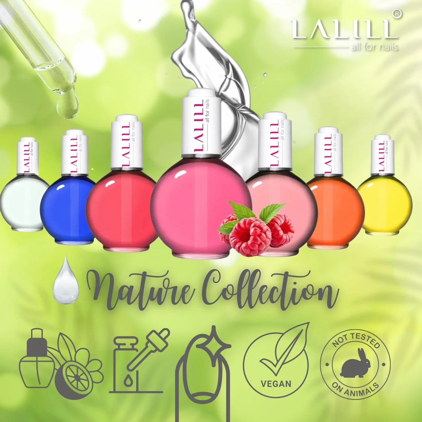 Huile de Soin pour Ongles et Cuticules 75ml - Manucure Naildesign Mains et Pieds