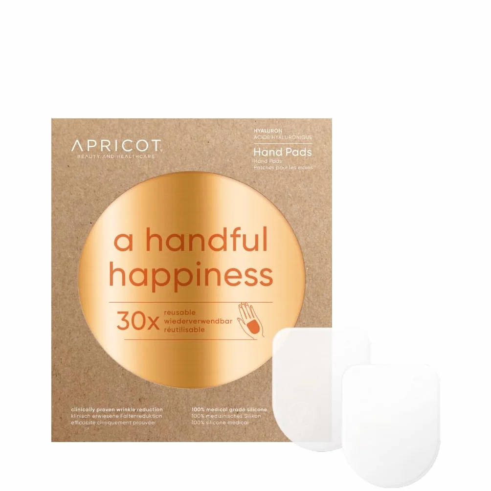 Coussinets en silicone APRICOT anti-âge mains acide hyaluronique nuit réutilisables