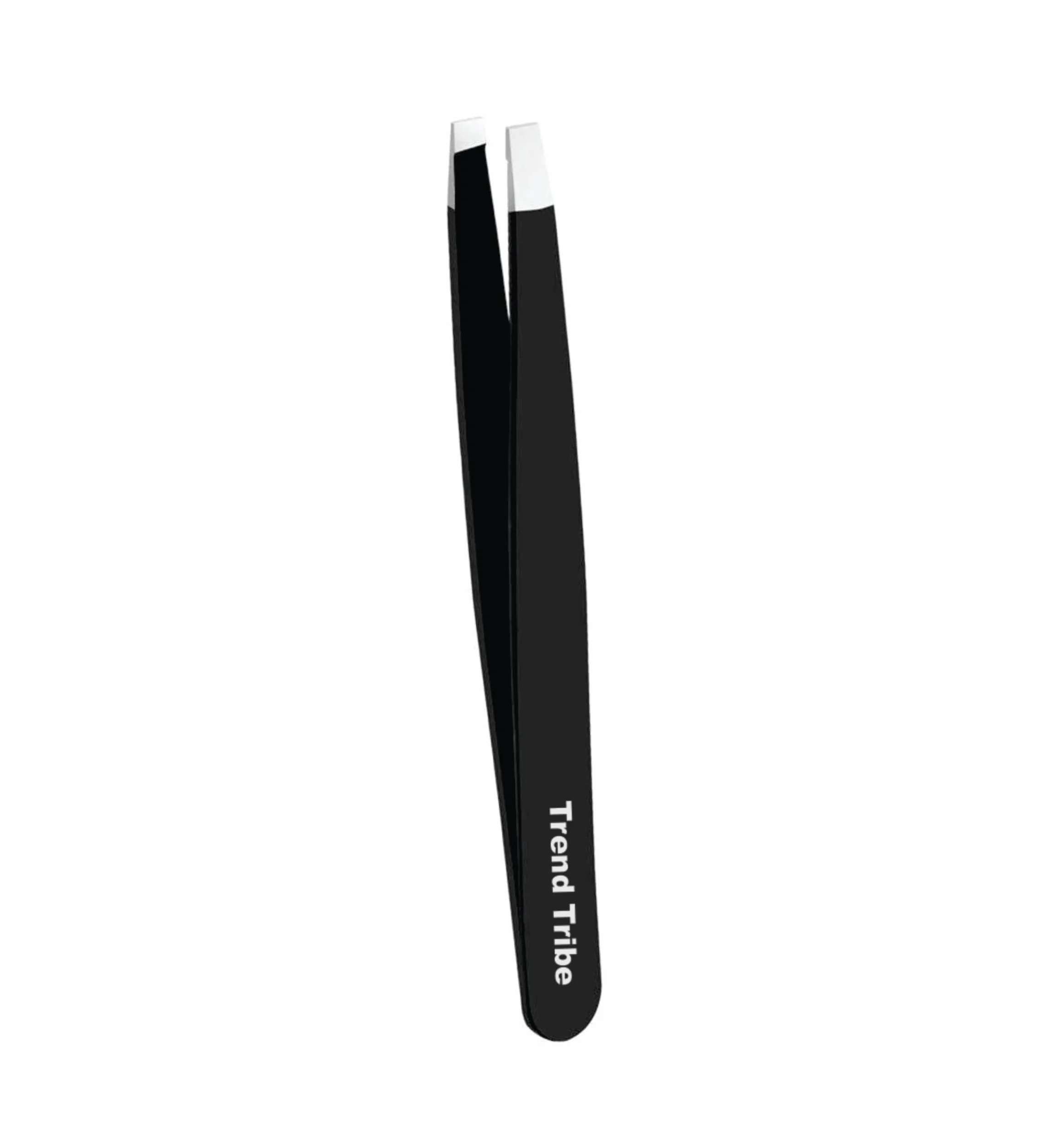 Pince à épiler les sourcils oblique professionnelle en acier inoxydable