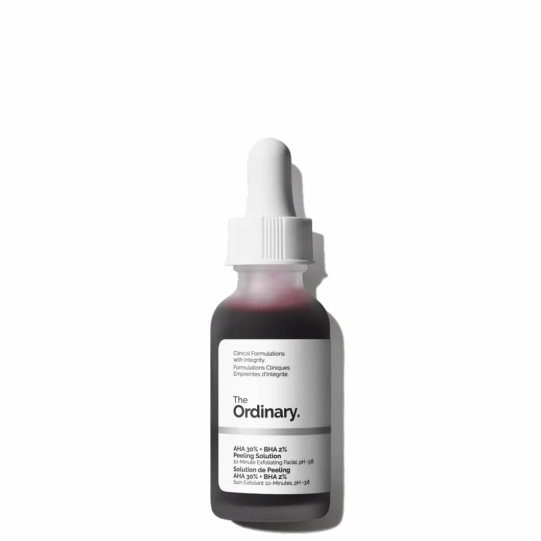 The Ordinary Solution de Peeling AHA 30% + BHA 2%, Peeling exfoliant avancé, 30 ml