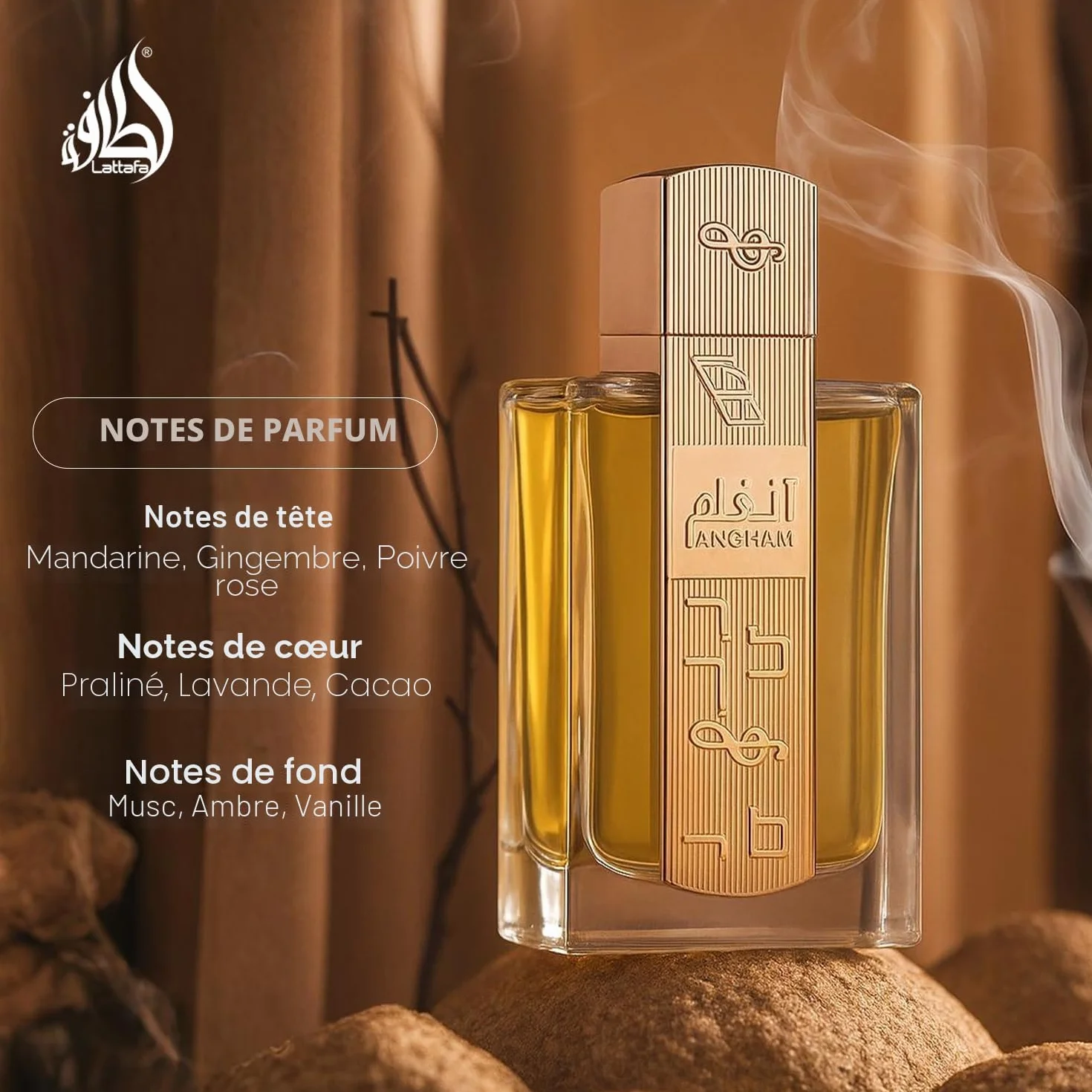 Angham by Lattafa for Unisex - 3.4 oz EDP Spray